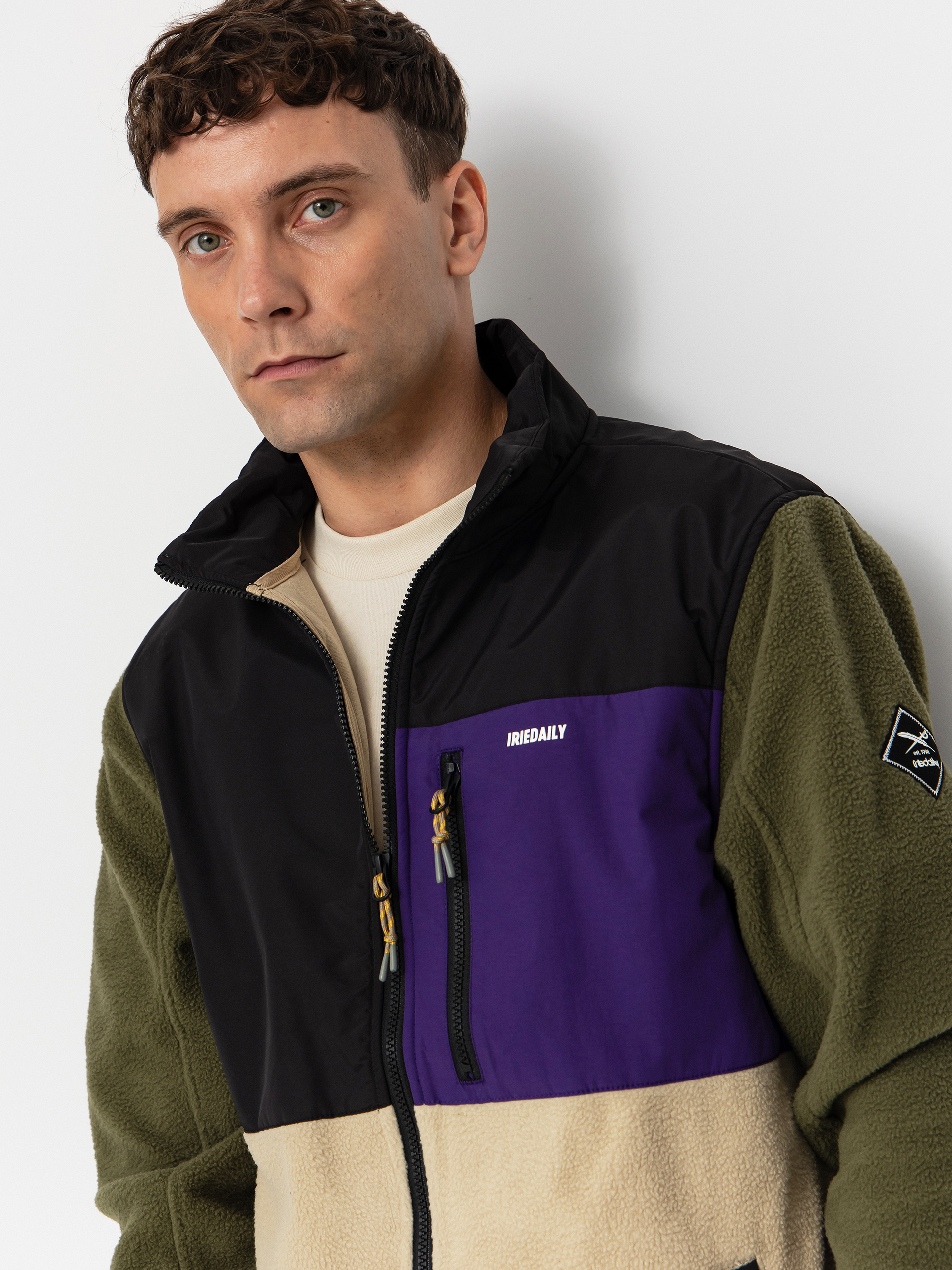 Bunda Iriedaily Auf Deck Fleece (deep purple)