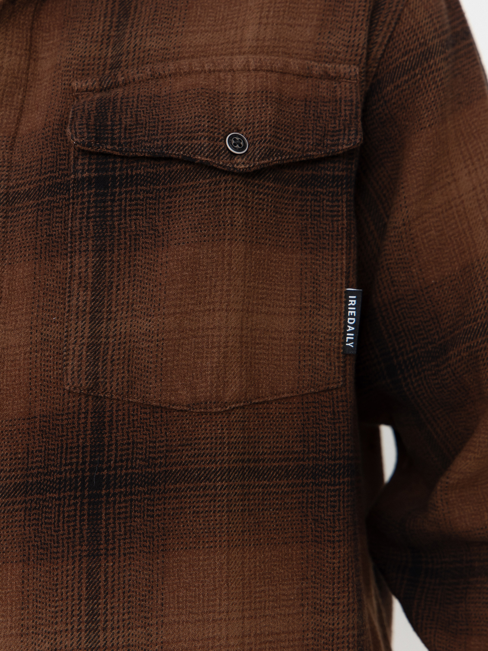 Košile Iriedaily Rosomako Eco (dark coffee)