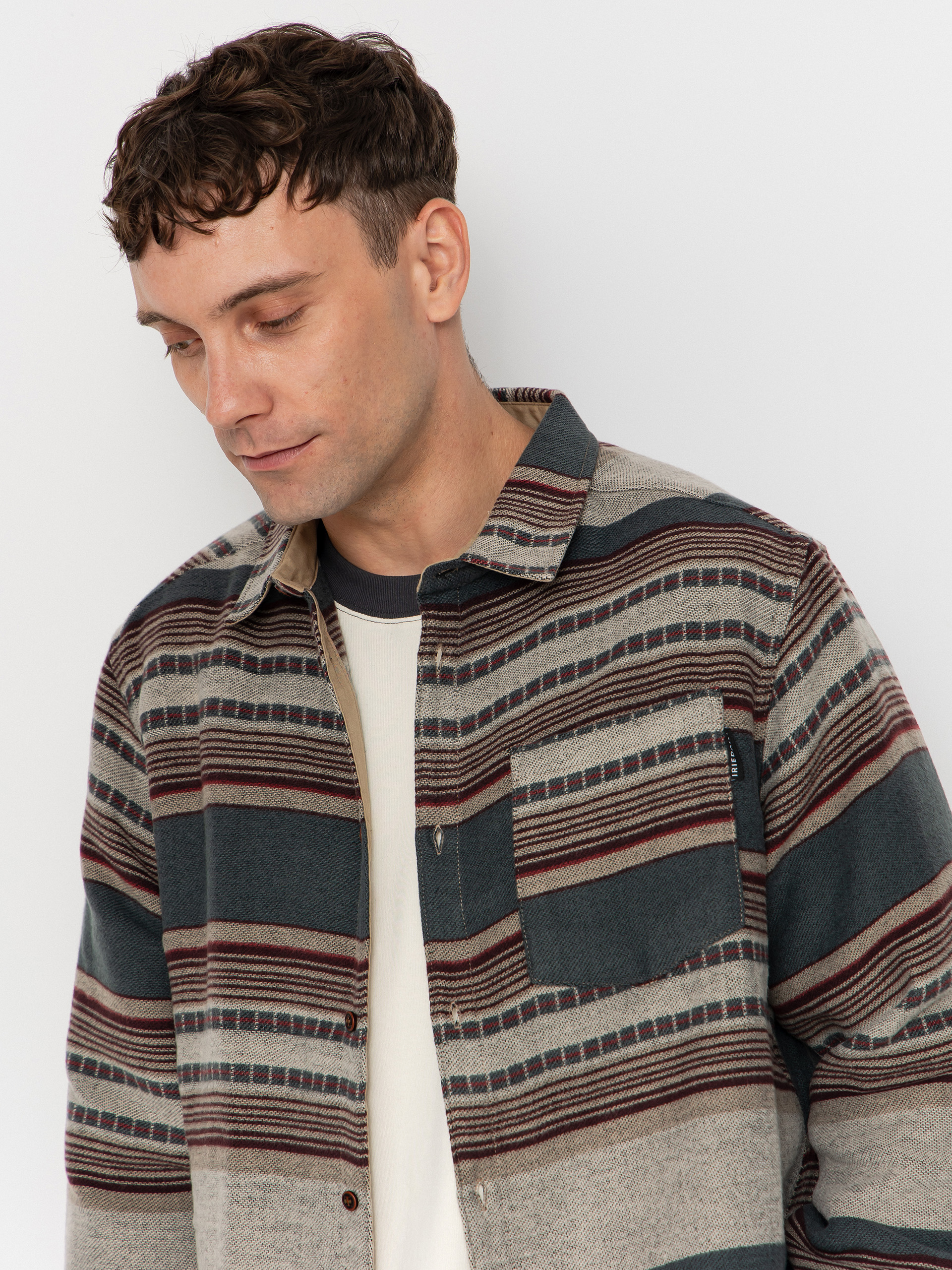 Košile Iriedaily Santania (khaki green)