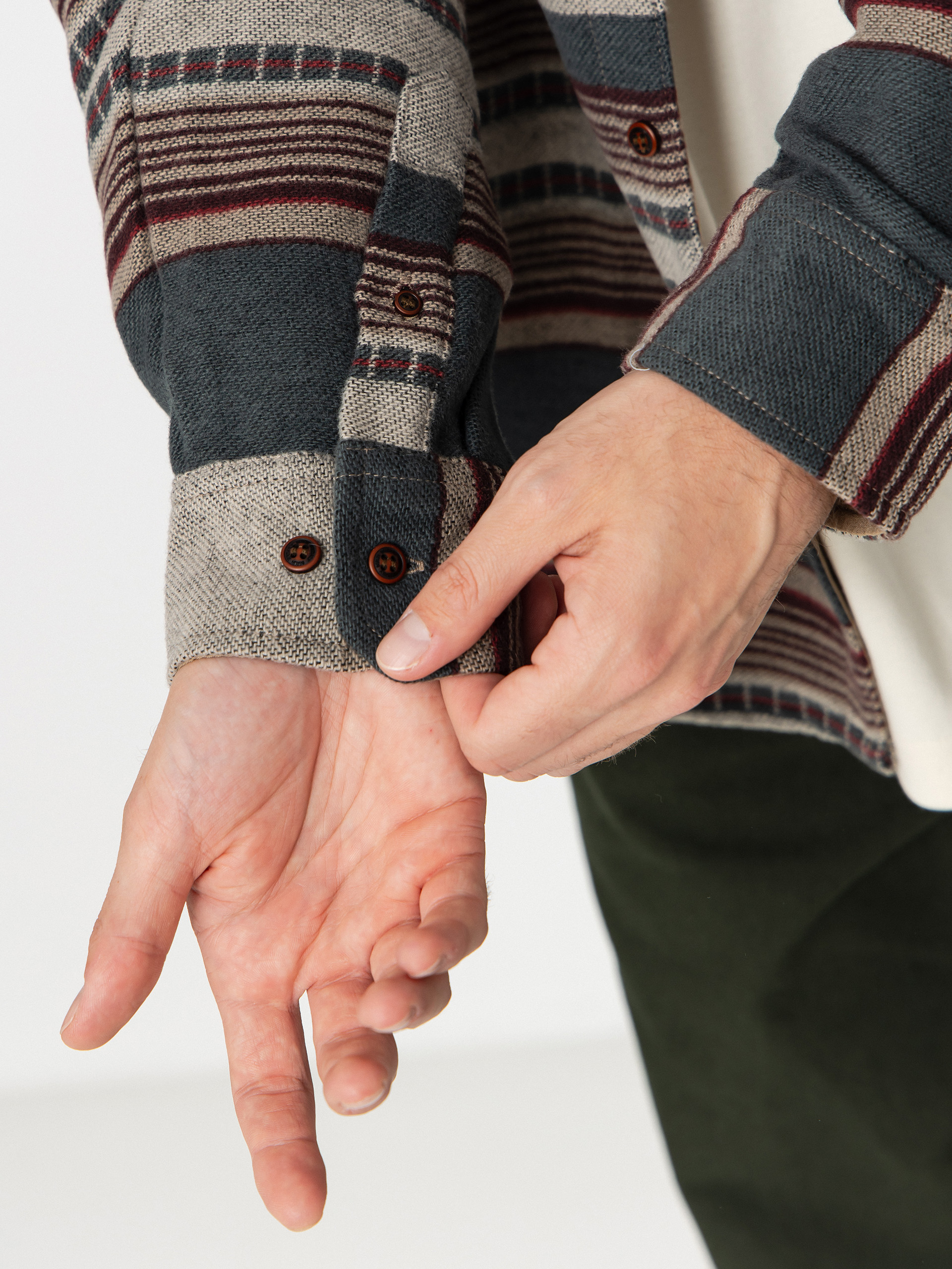 Košile Iriedaily Santania (khaki green)