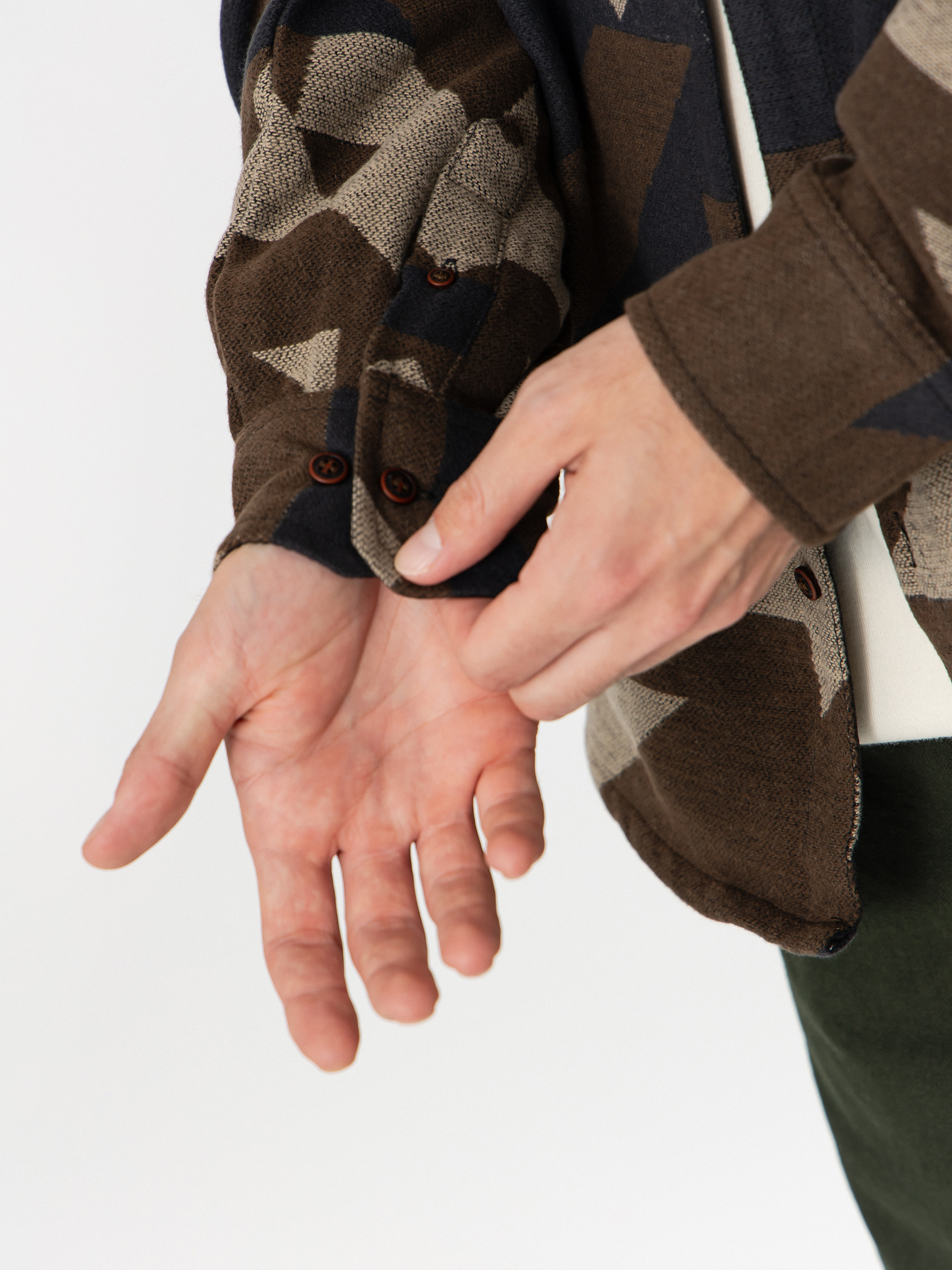 Košile Iriedaily Santania (dark coffee)