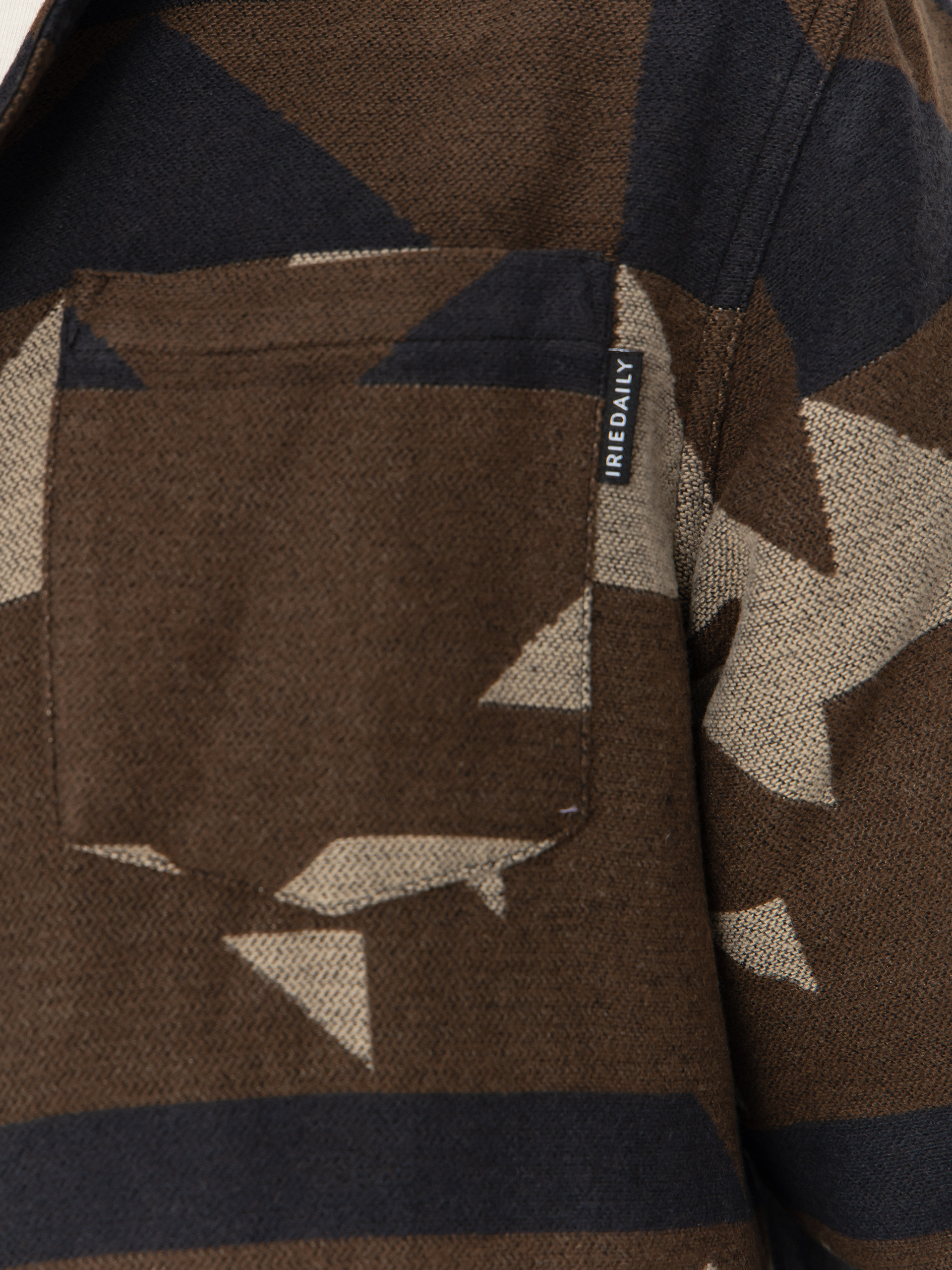 Košile Iriedaily Santania (dark coffee)