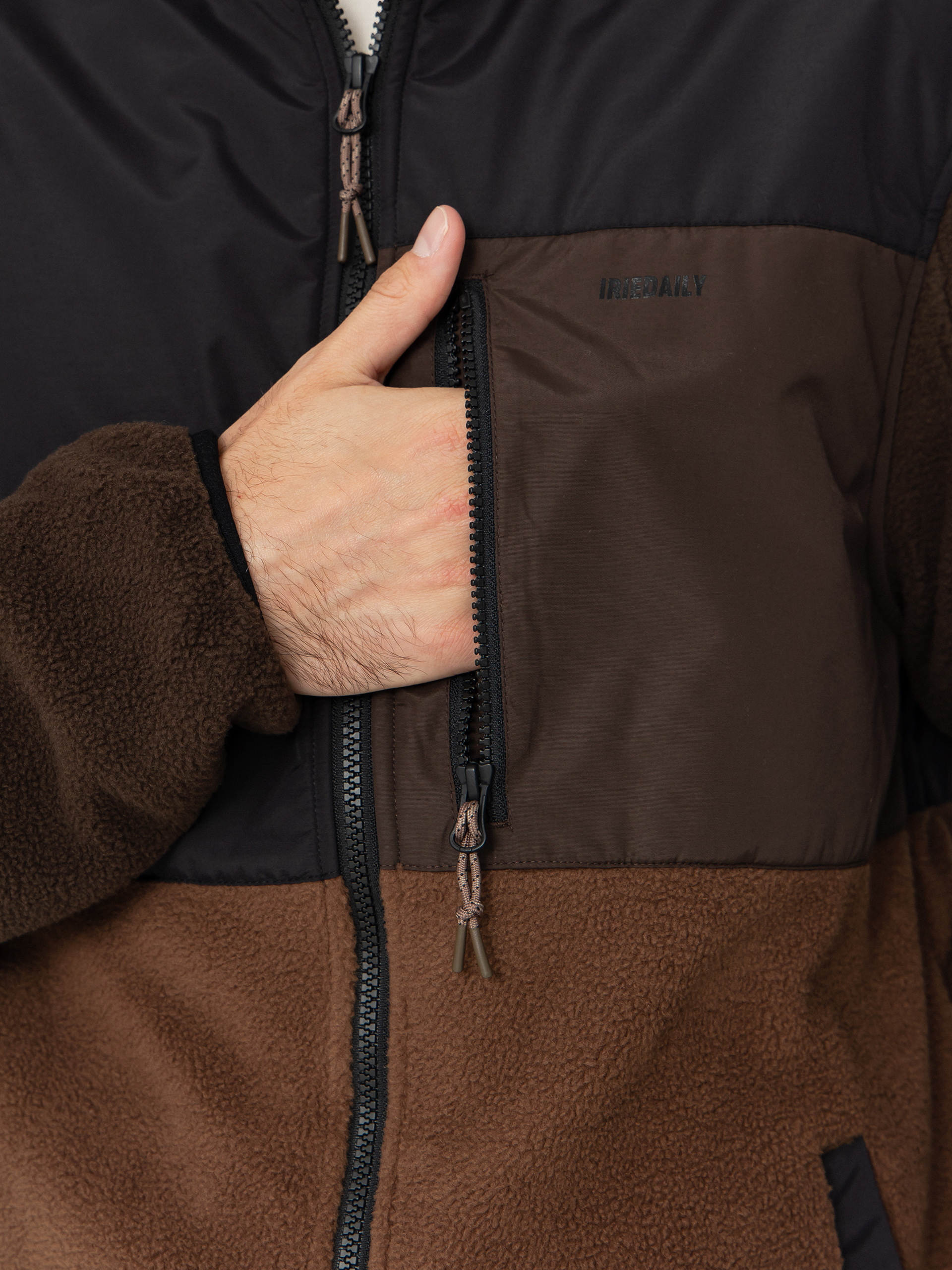Bunda Iriedaily Auf Deck Fleece (dark coffee)