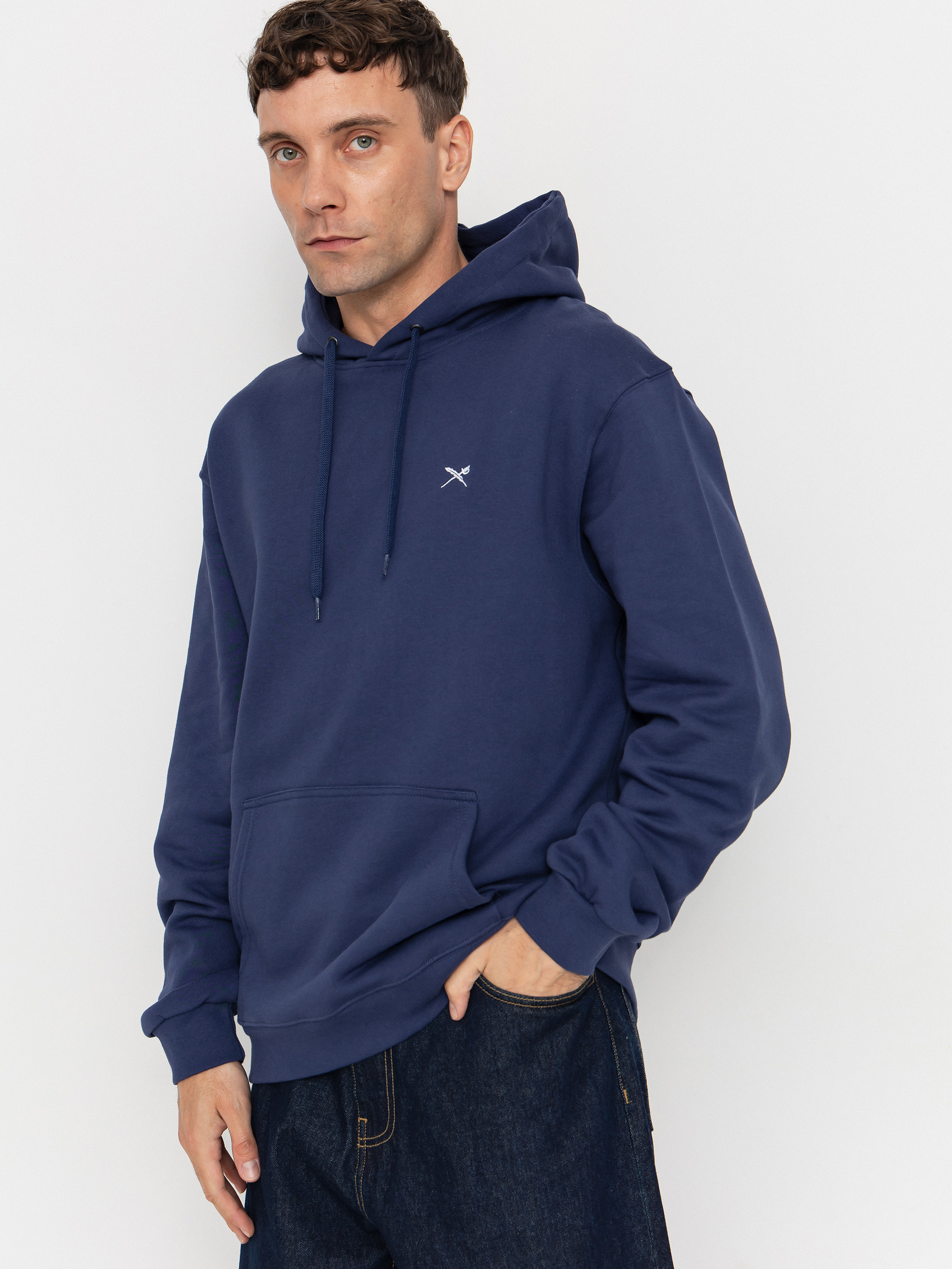 Mikina s kapucu00ed Iriedaily Mini Flag 2 HD (crown blue)