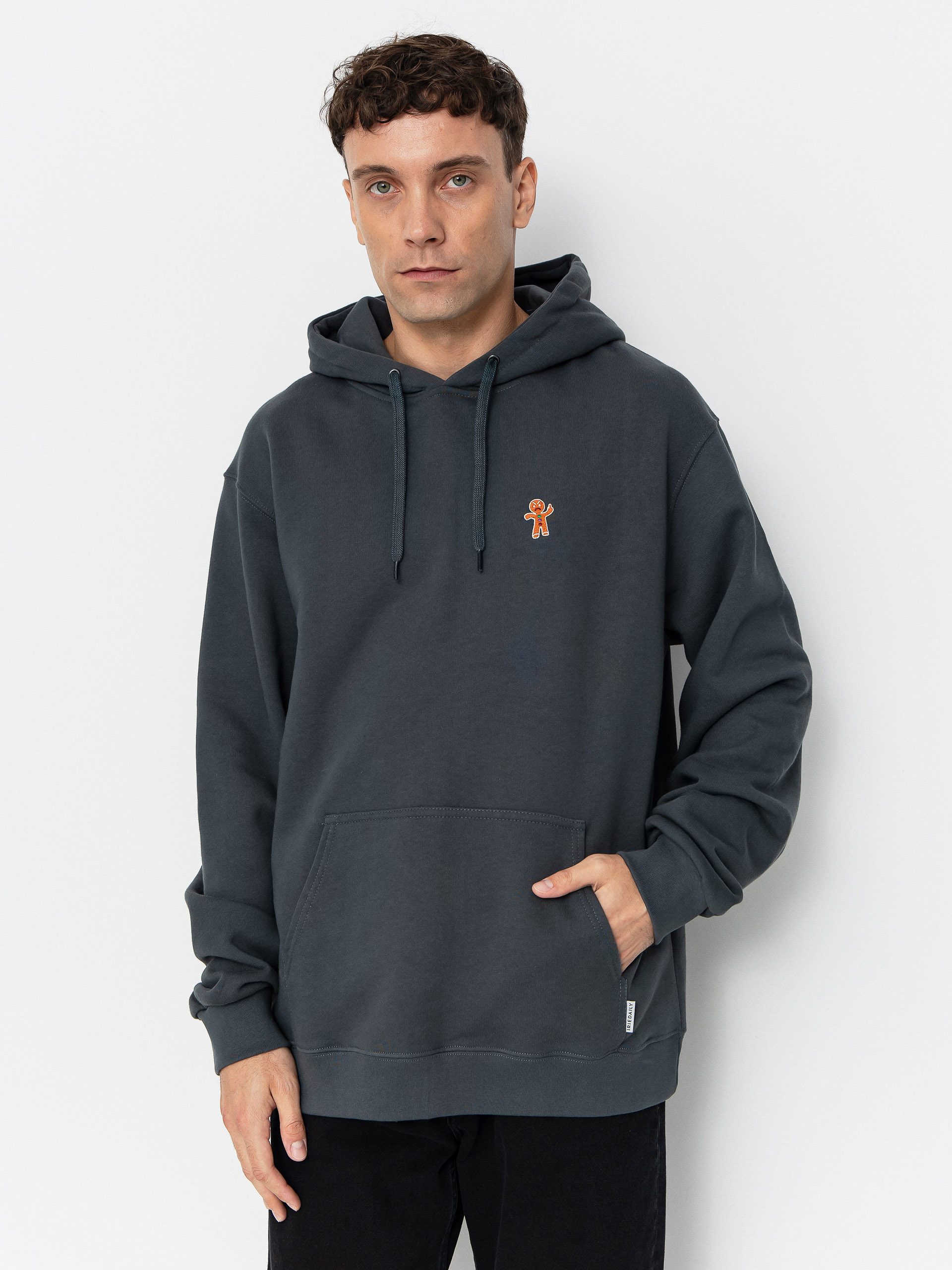 Mikina s kapucu00ed Iriedaily Cookieman HD (dark jungle)