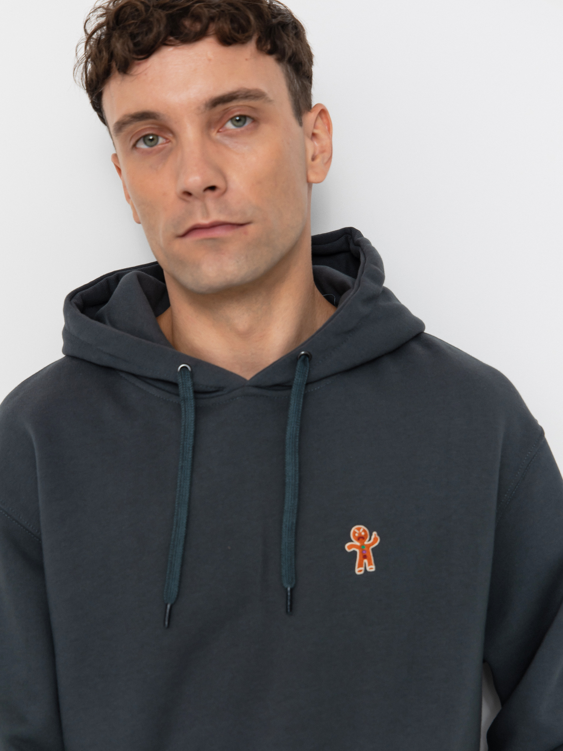 Mikina s kapucí Iriedaily Cookieman HD (dark jungle)