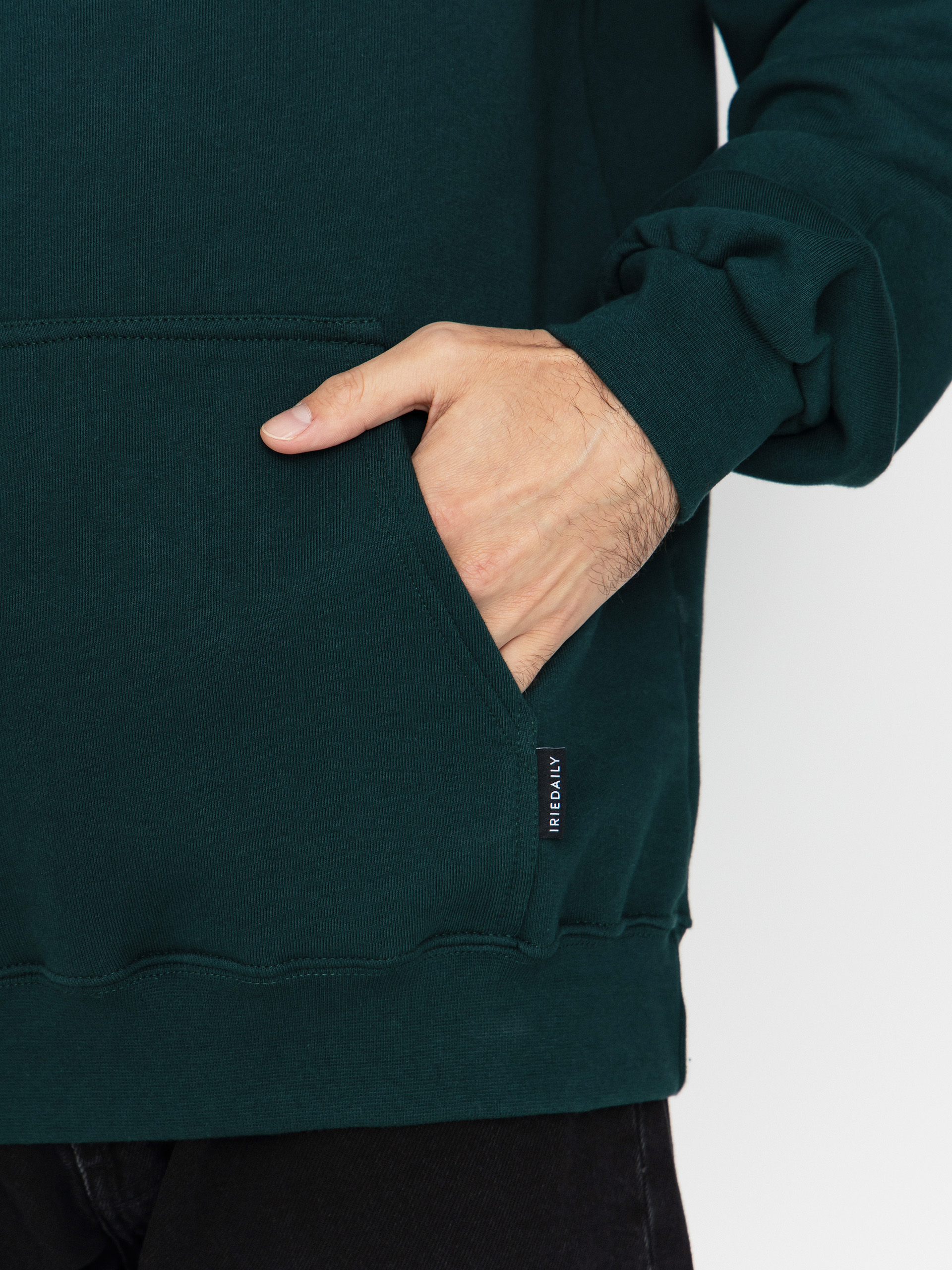 Mikina s kapucí Iriedaily Bone Cat HD (nightforest)