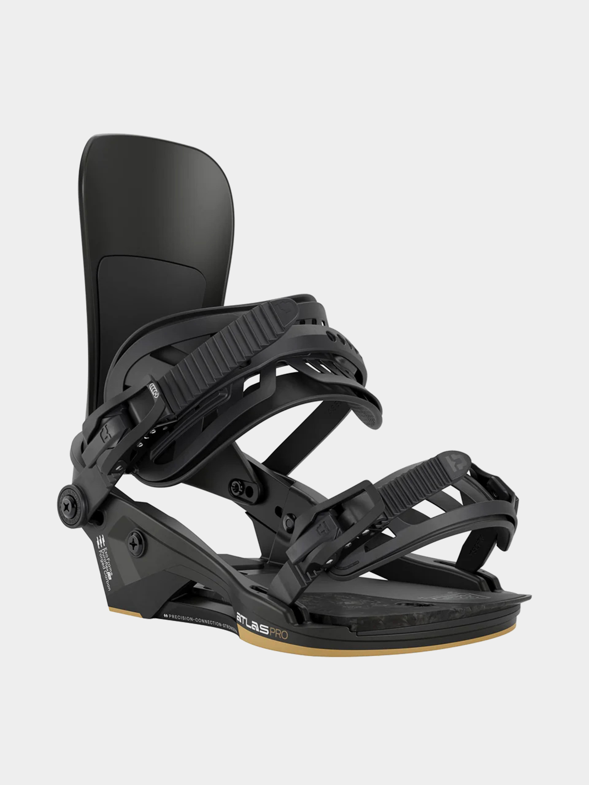 Pánské Snowboardové vázání Union Atlas Pro (metallic black)