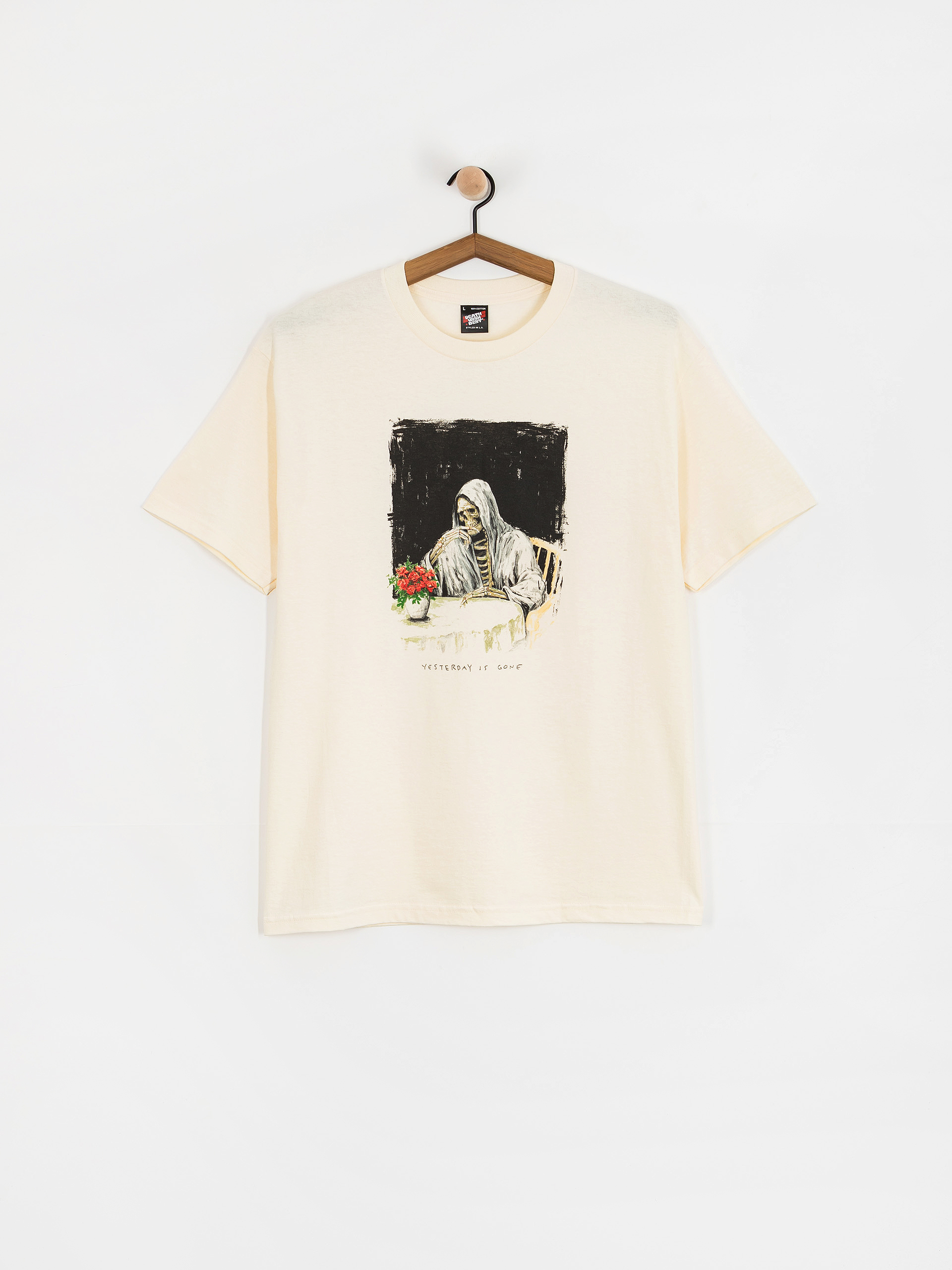 Tričko Deathwish Yesterday Is Gone (cream)