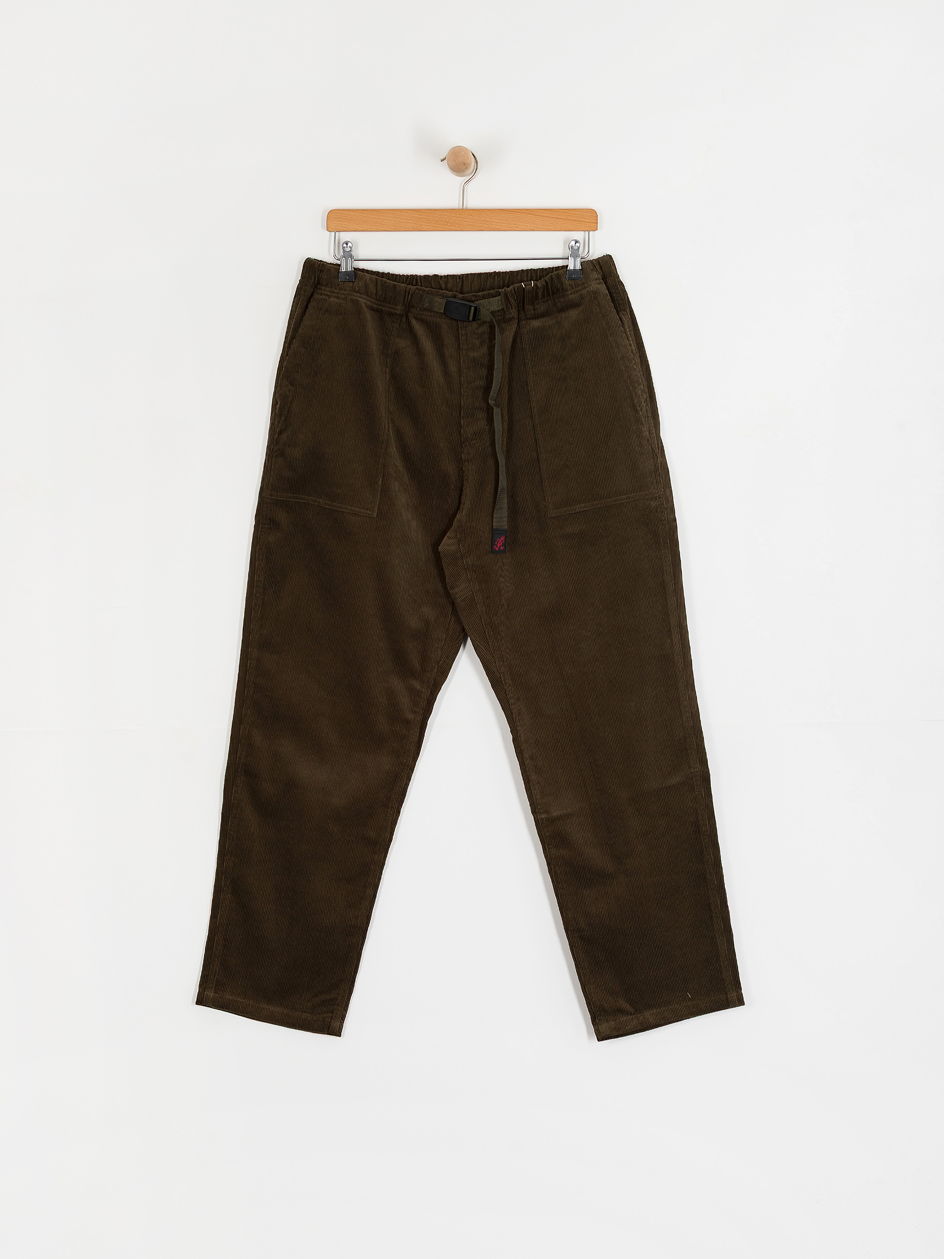 Kalhoty Gramicci Corduroy Loose Tapered Ridge (olive)