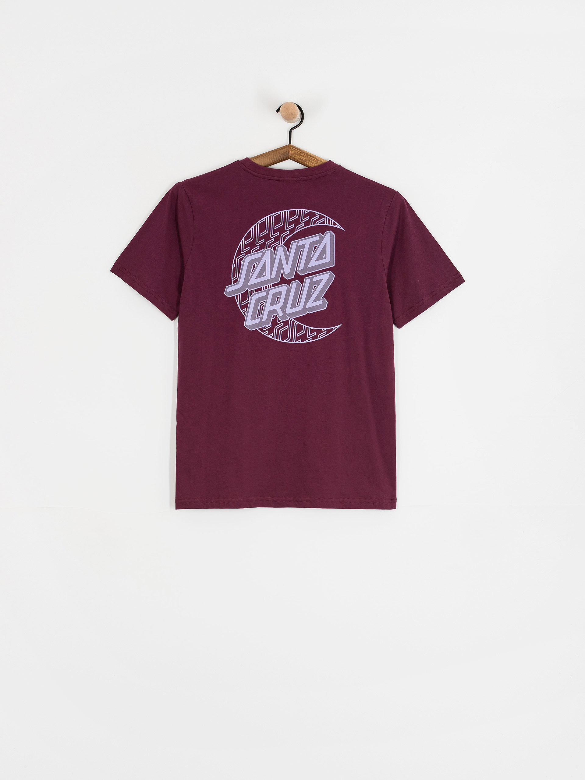 Tričko Santa Cruz Imprint Moon Dot Wmn (dark cherry)