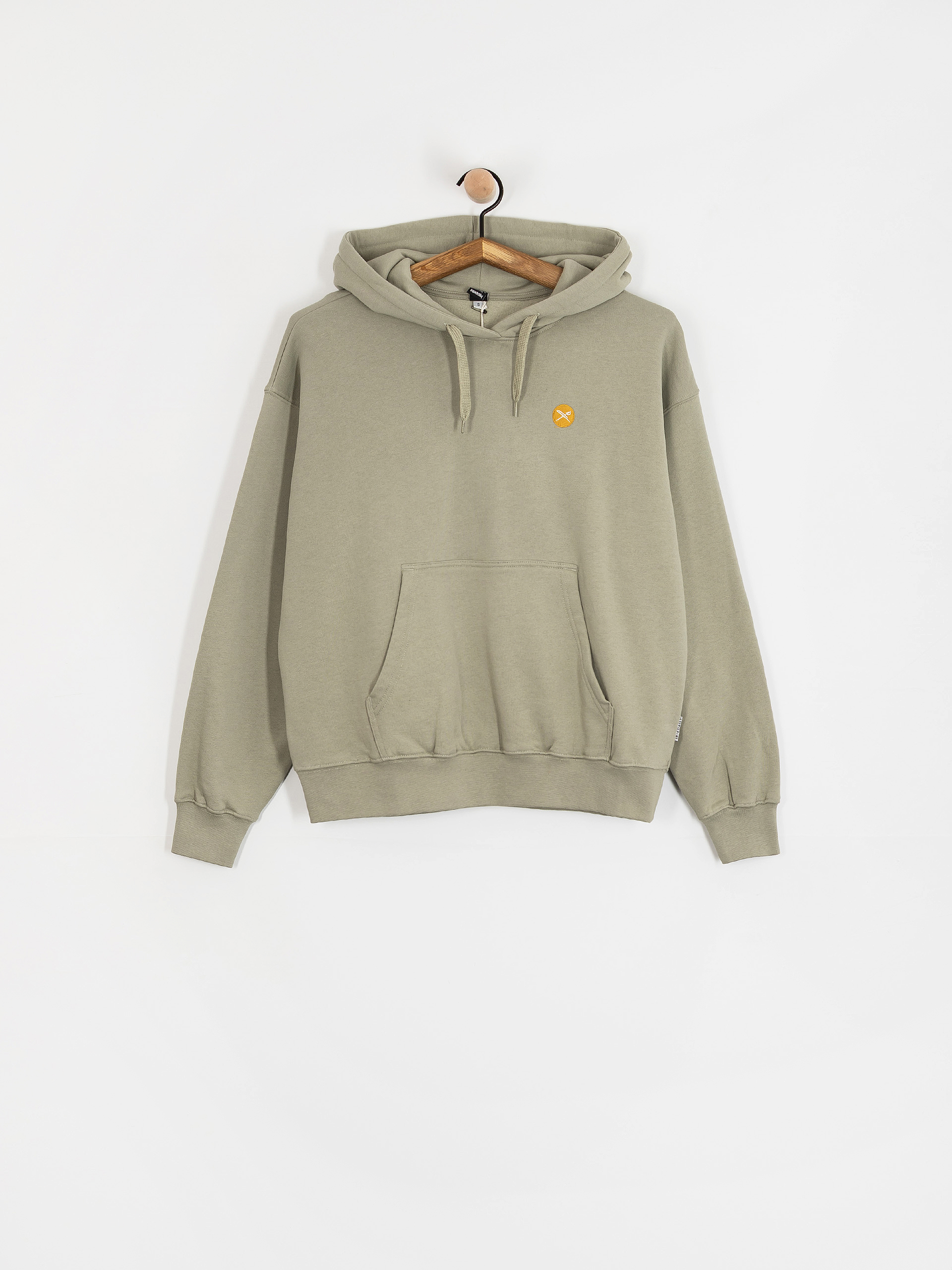 Mikina s kapucí Iriedaily Round Flag HD Wmn (lint)