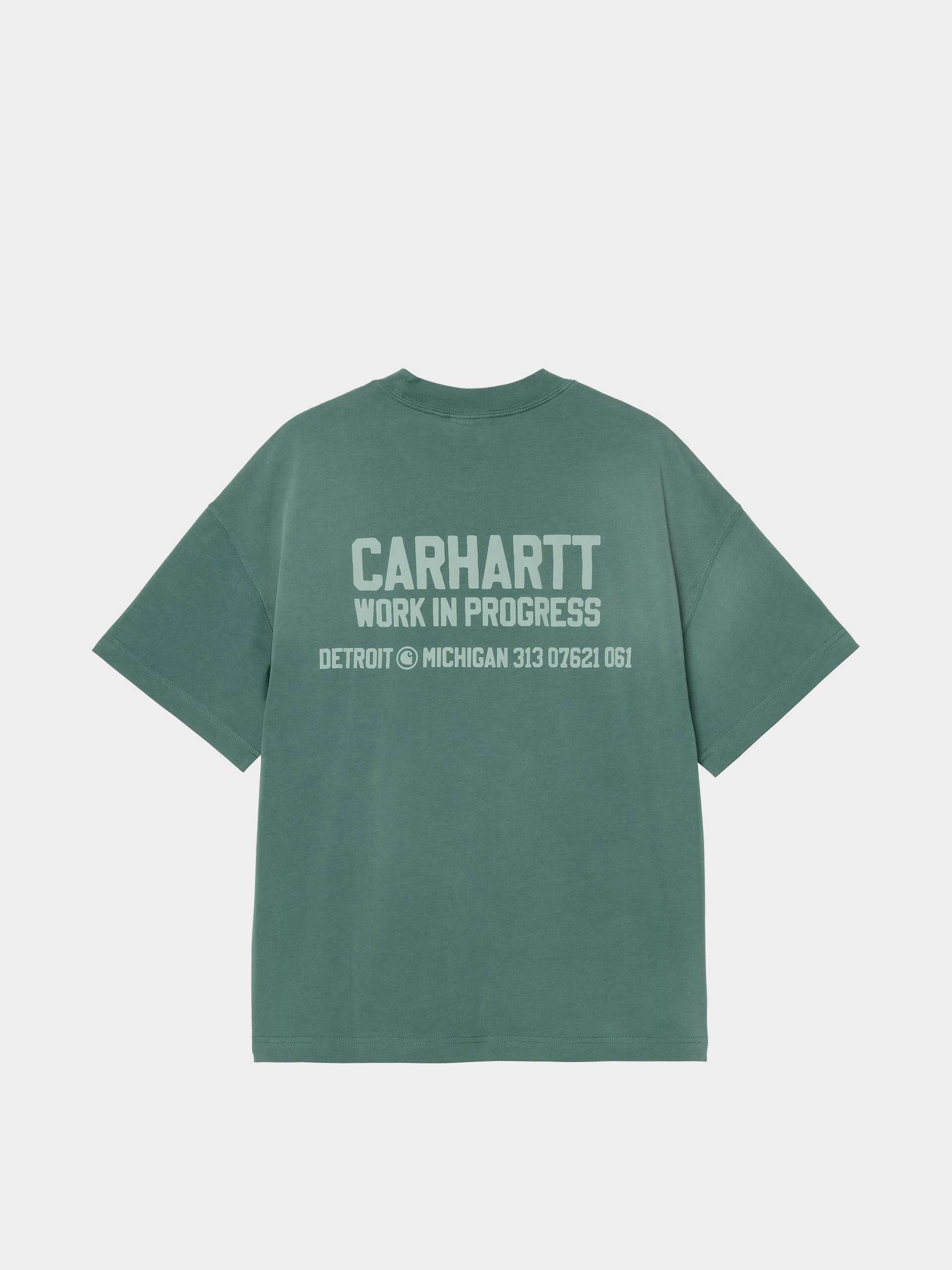 Tričko Carhartt WIP Distance (dark fir/stone dyed)