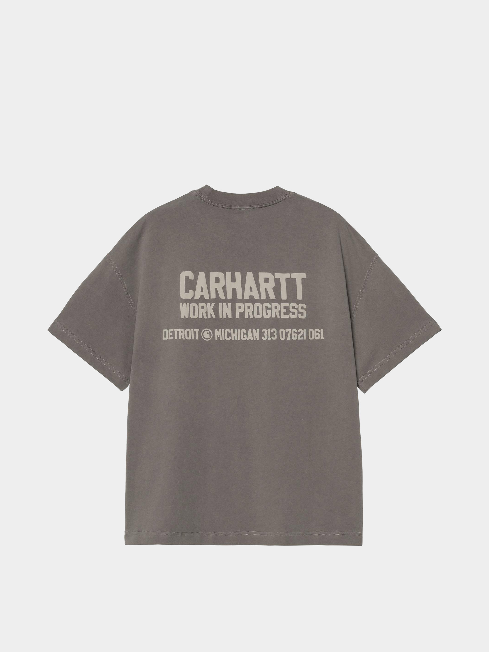Tričko Carhartt WIP Distance (graphite/stone dyed)