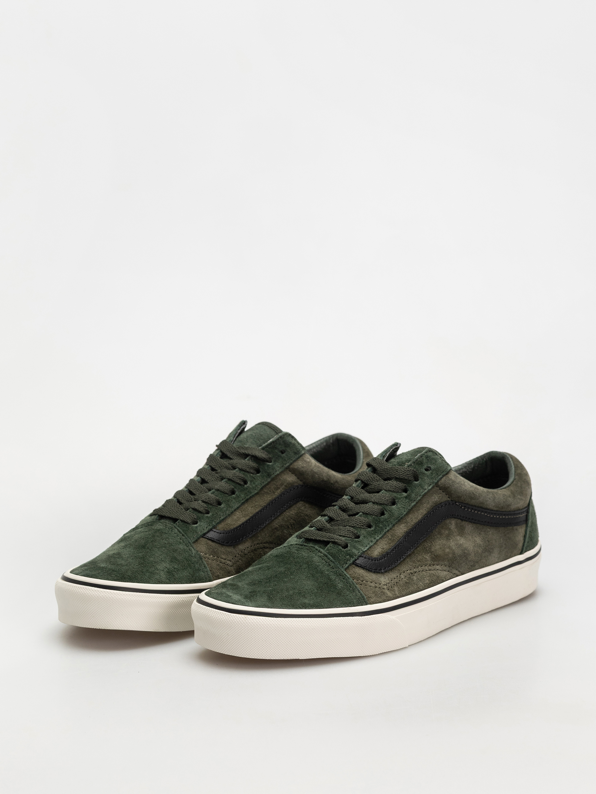 Boty Vans Old Skool (pig suede green/multi)