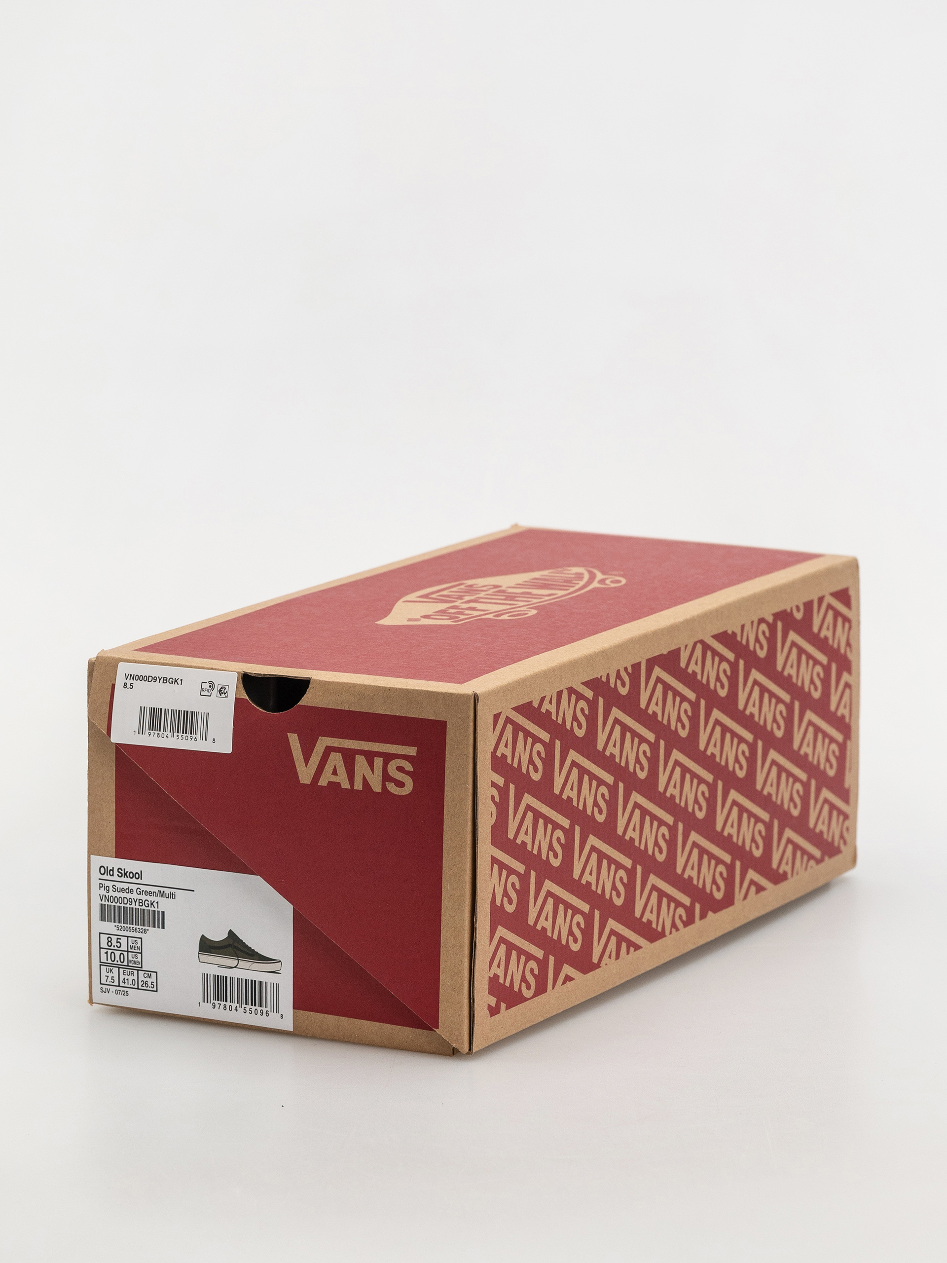 Boty Vans Old Skool (pig suede green/multi)