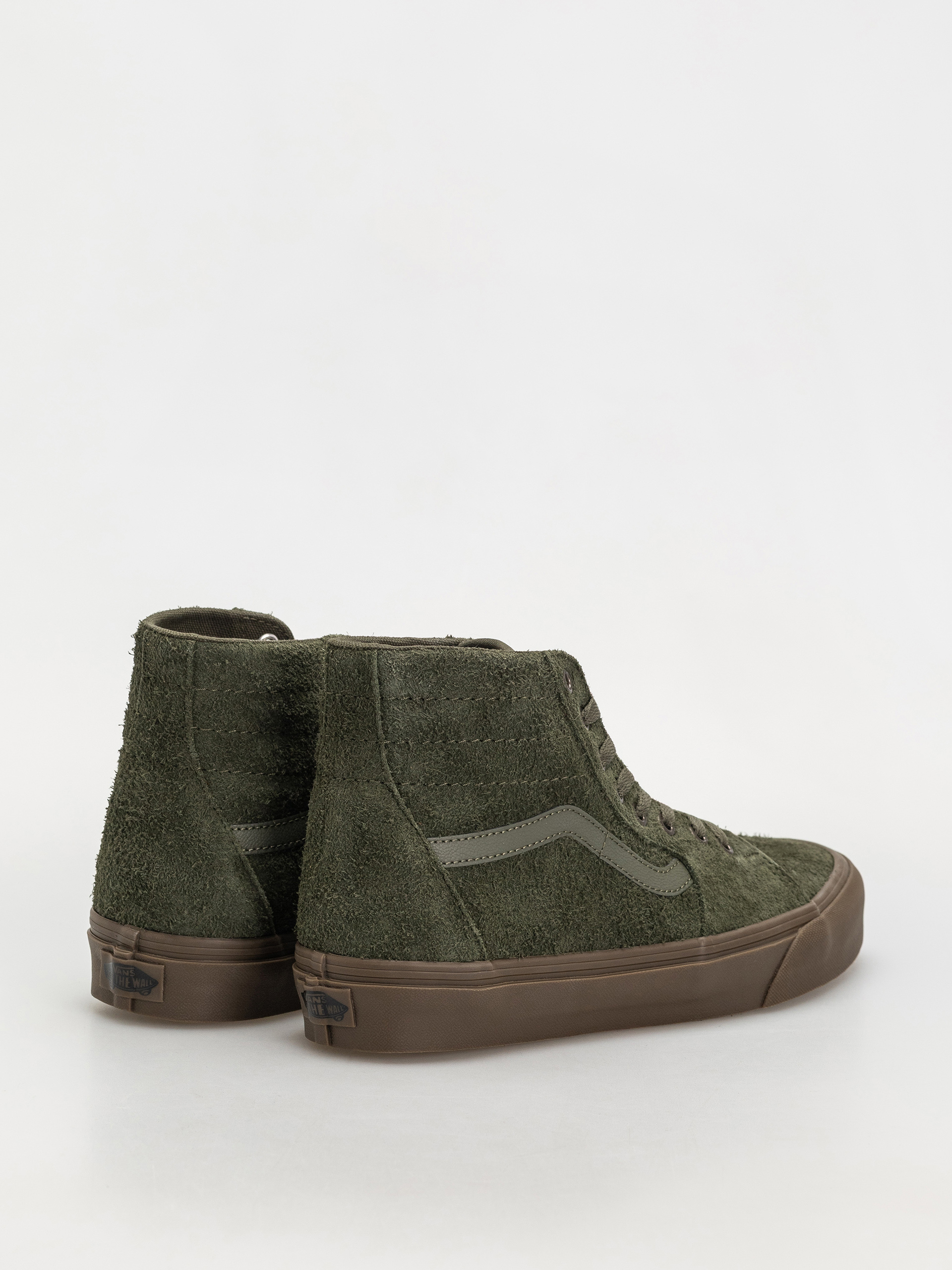 Boty Vans Sk8 Hi Tapered (hairy suede olive/gum)