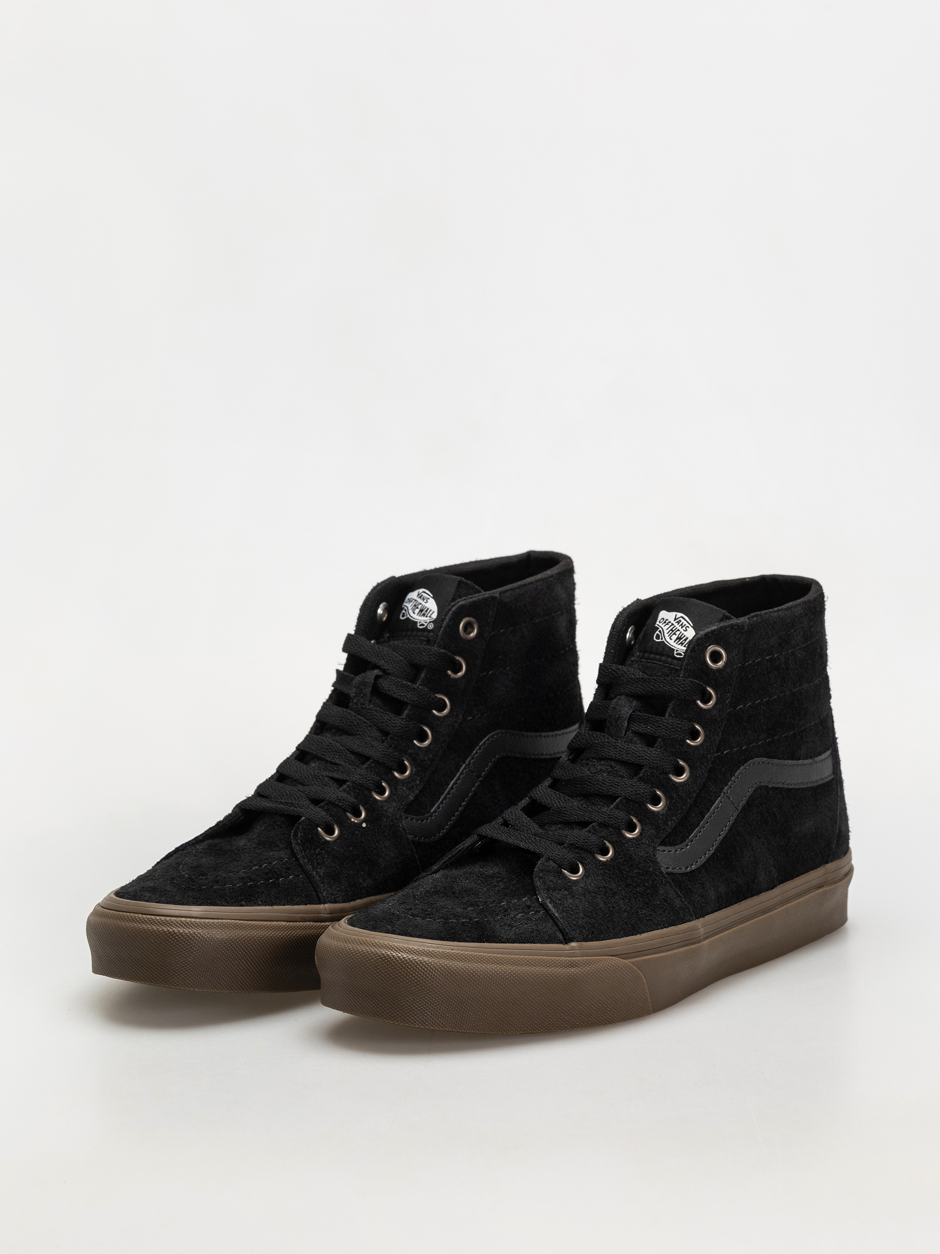 Boty Vans Sk8 Hi Tapered (hairy suede black/gum)