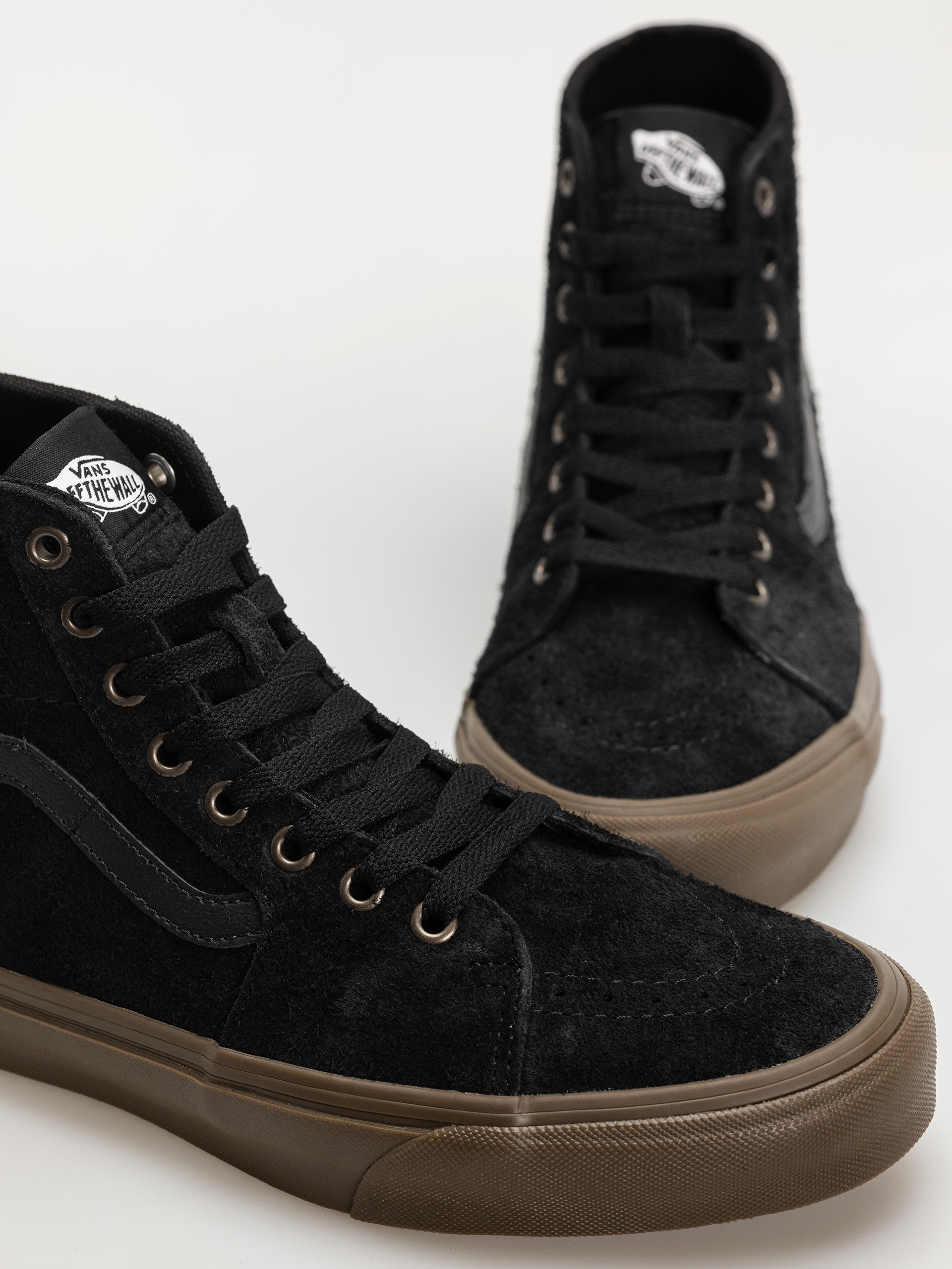 Boty Vans Sk8 Hi Tapered (hairy suede black/gum)
