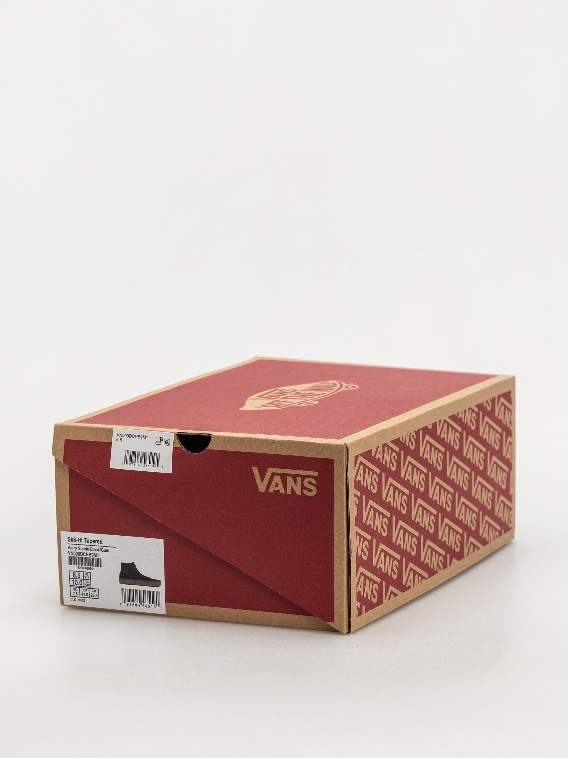 Boty Vans Sk8 Hi Tapered (hairy suede black/gum)