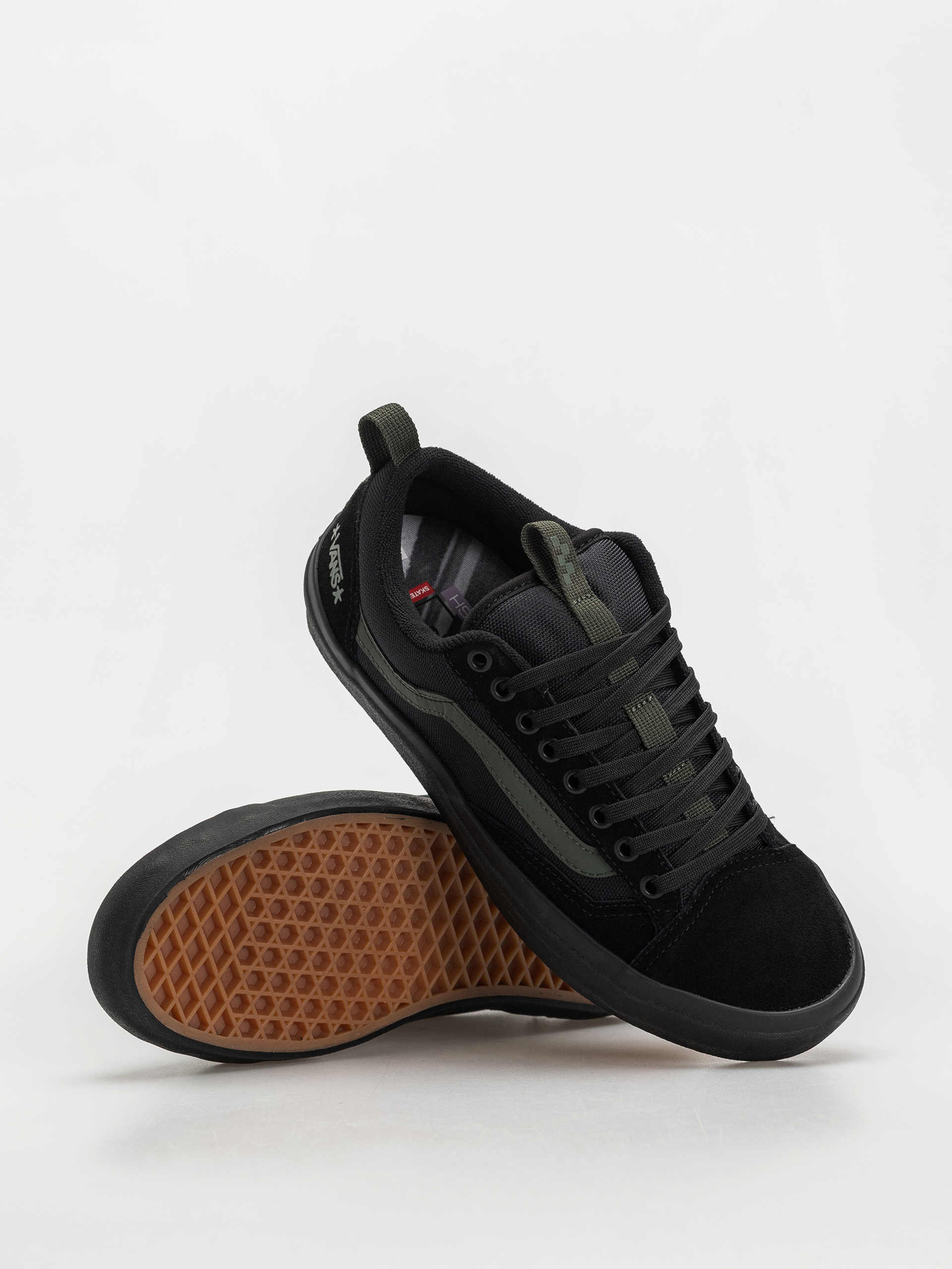 Boty Vans Skate Old Skool 36 + (atiba black/dark green)