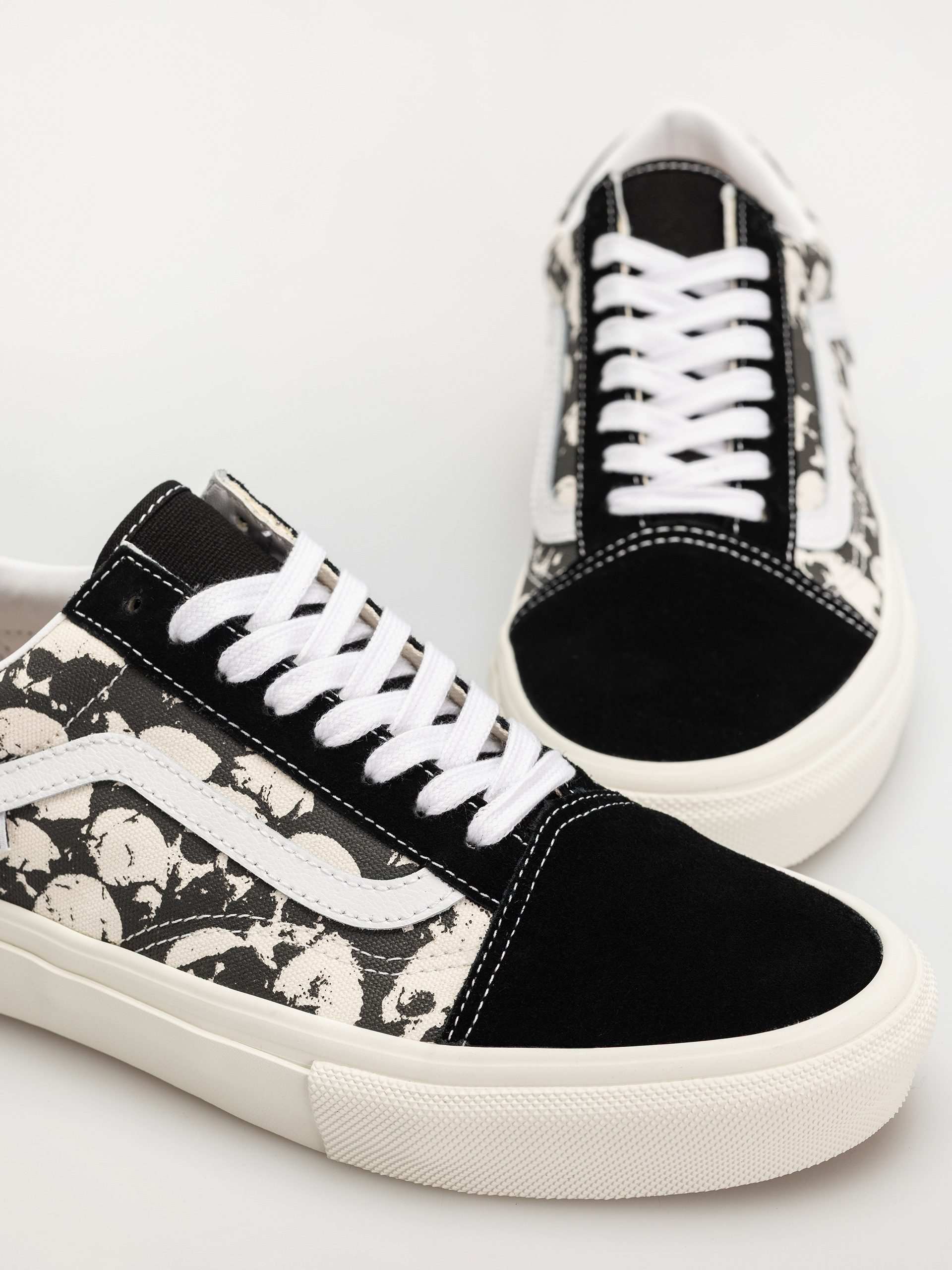 Boty Vans Skate Old Skool (skull pile black/white/gum)