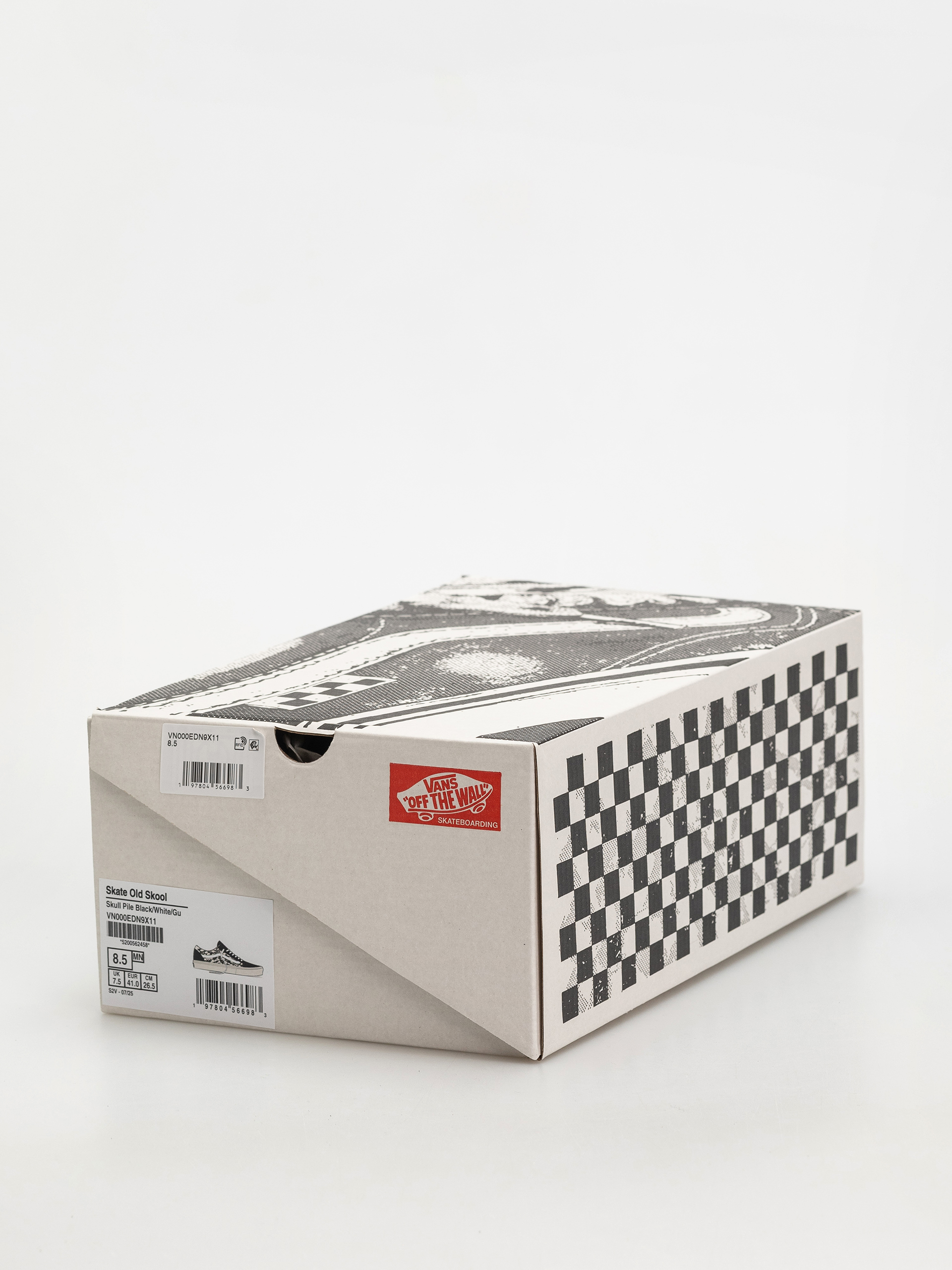 Boty Vans Skate Old Skool (skull pile black/white/gum)