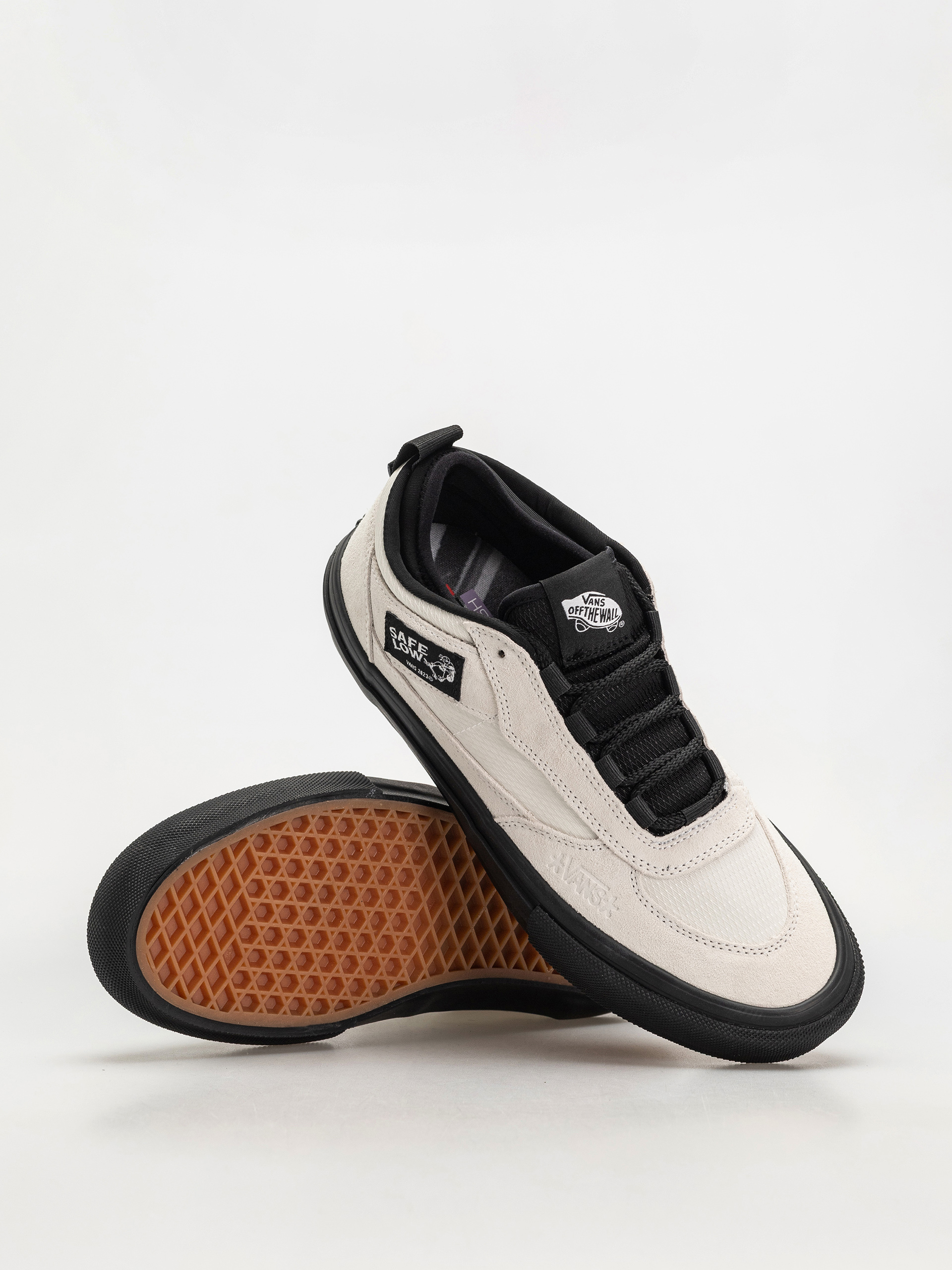 Boty Vans Skate Safe Low (atiba bone white/black)
