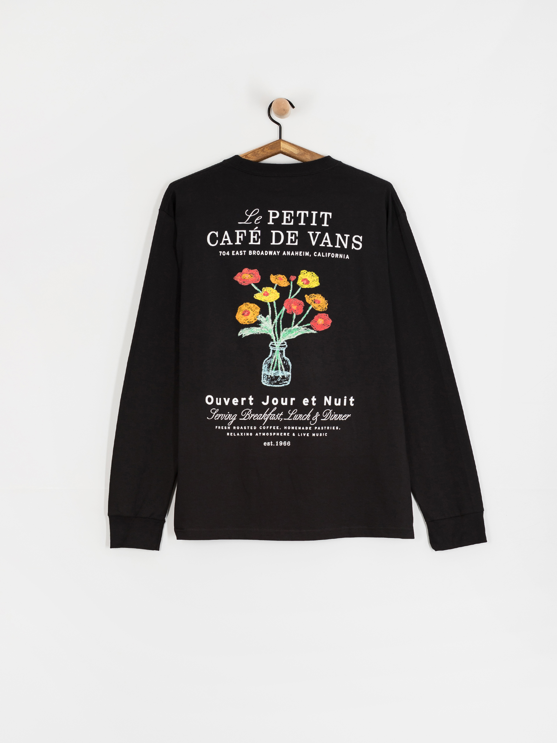 Triko Vans Cafe Vans (black)