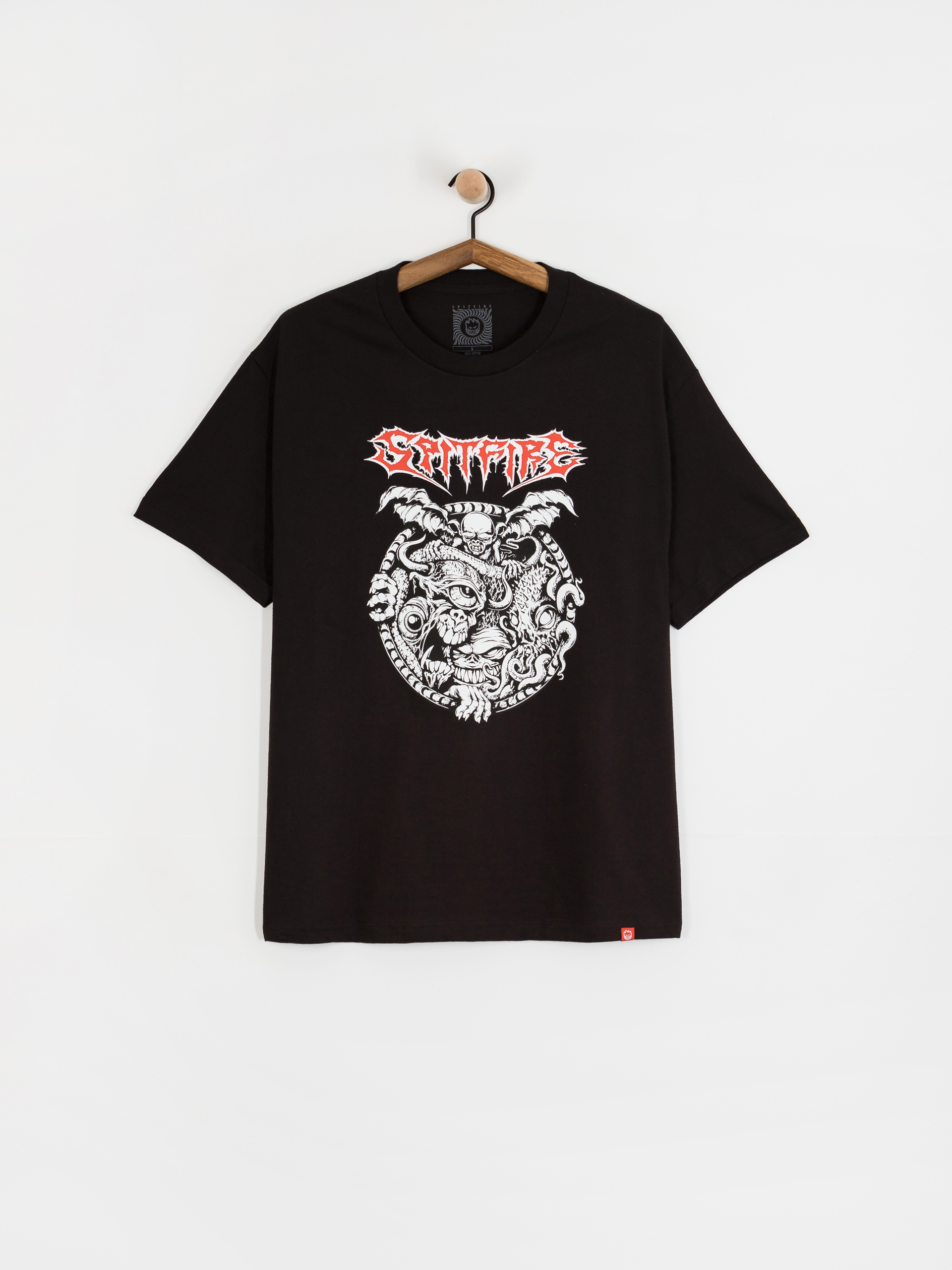 Tričko Spitfire Demon Gate (black w/red&white print)