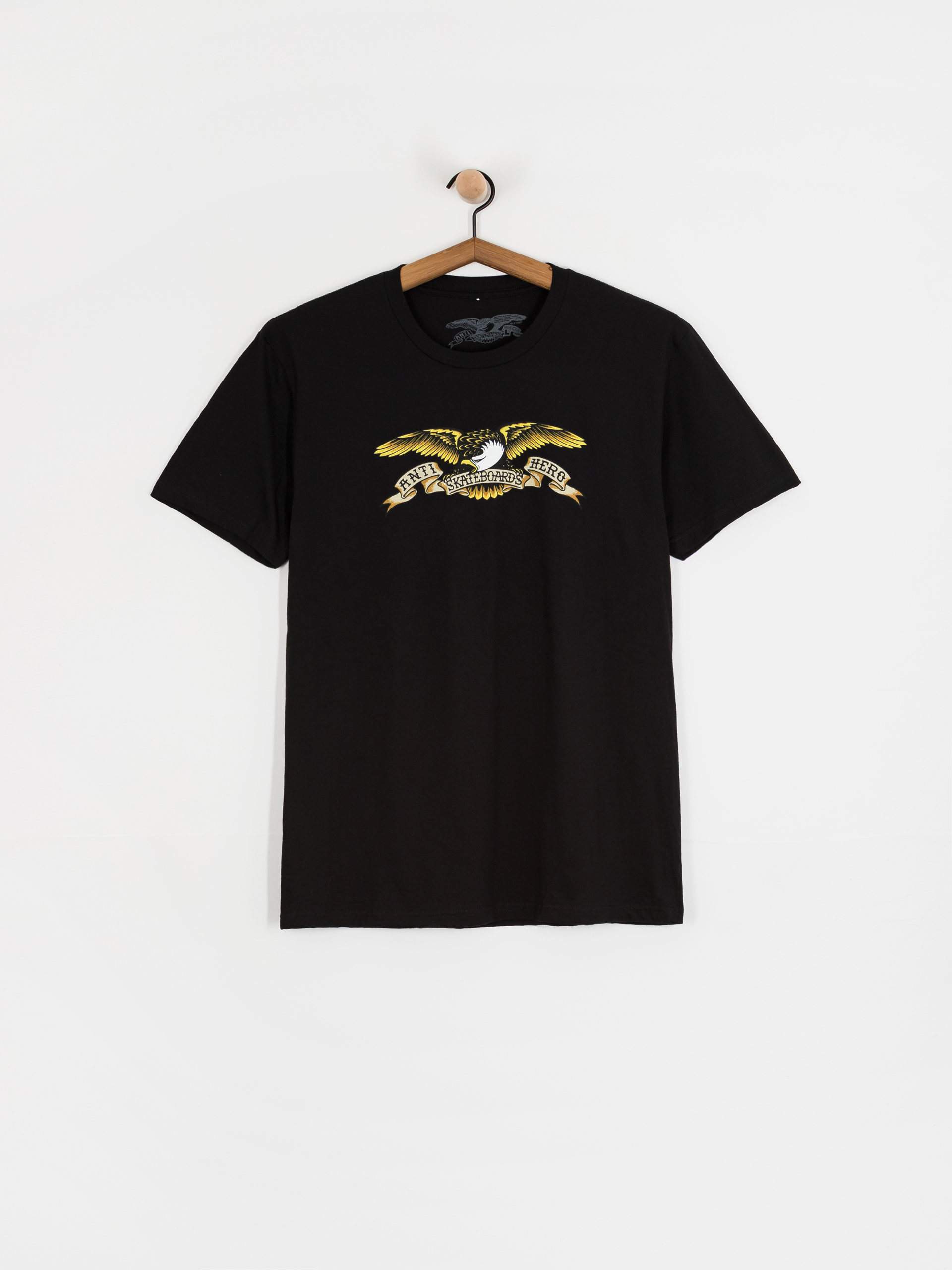 Tričko Antihero Eagle (black w/black multi color print)