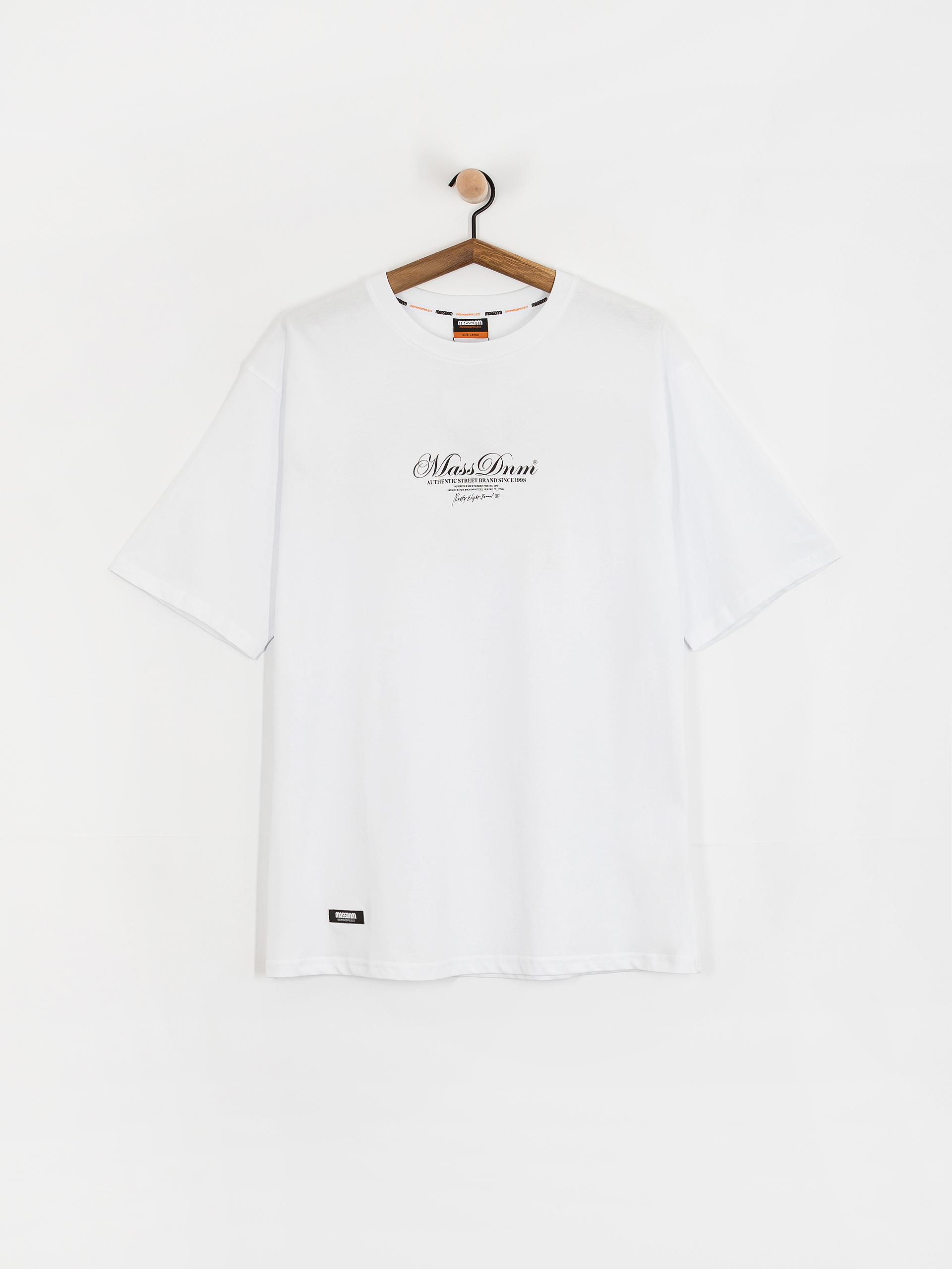 Tričko MassDnm Authentic (white)