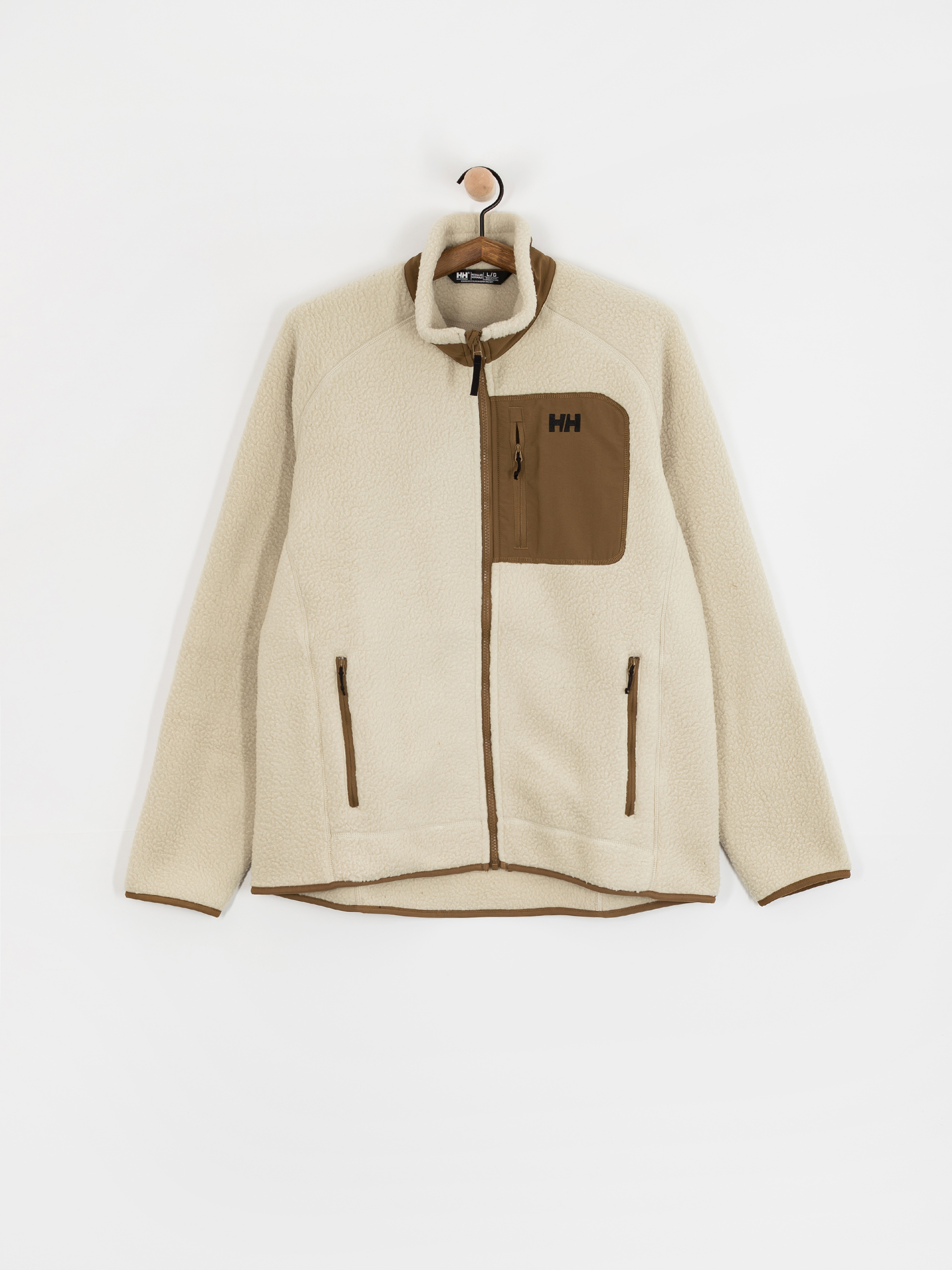 Pánský Fleecová mikina Helly Hansen Panorama Pile Block (pelican)