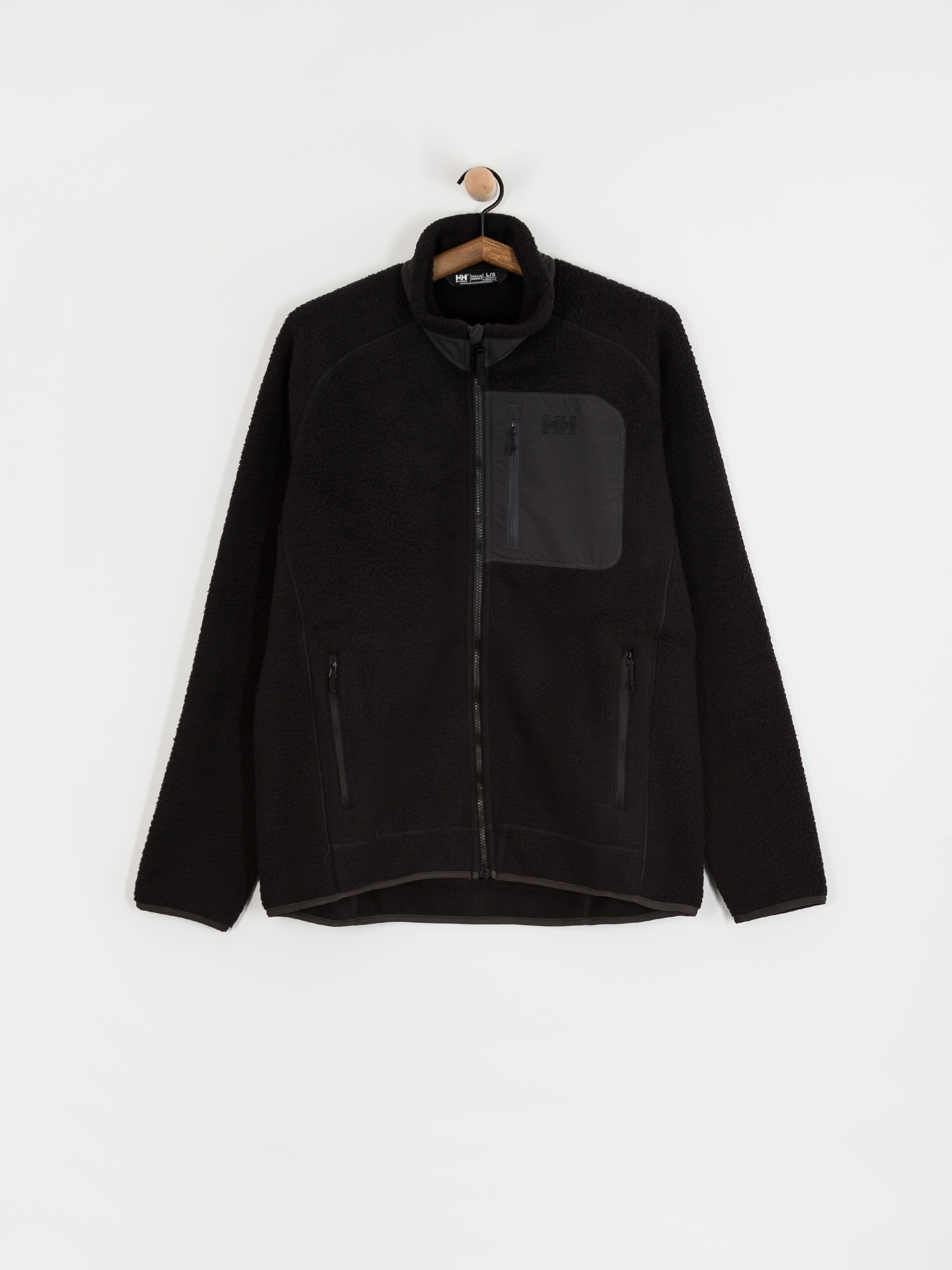 Pánský Fleecová mikina Helly Hansen Panorama Pile Block (black)