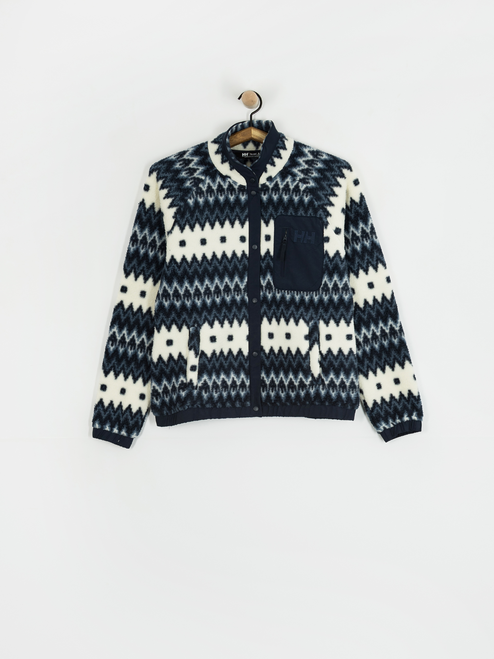 Dámský Fleecová mikina Helly Hansen Imperial Printed Pile Snap (navy nordic aop)