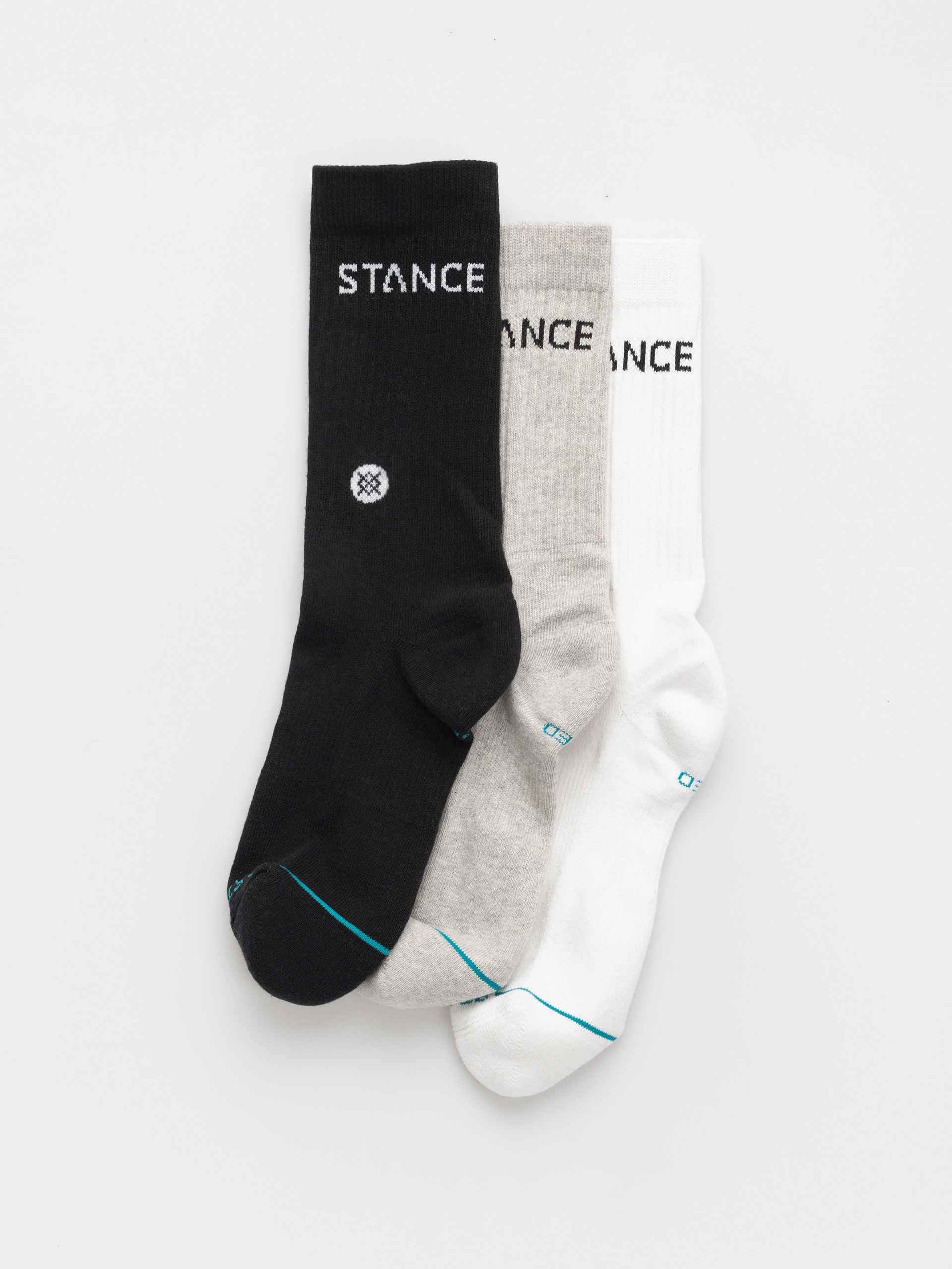 Ponožky Stance Origin 3 Pack Crew (multi)