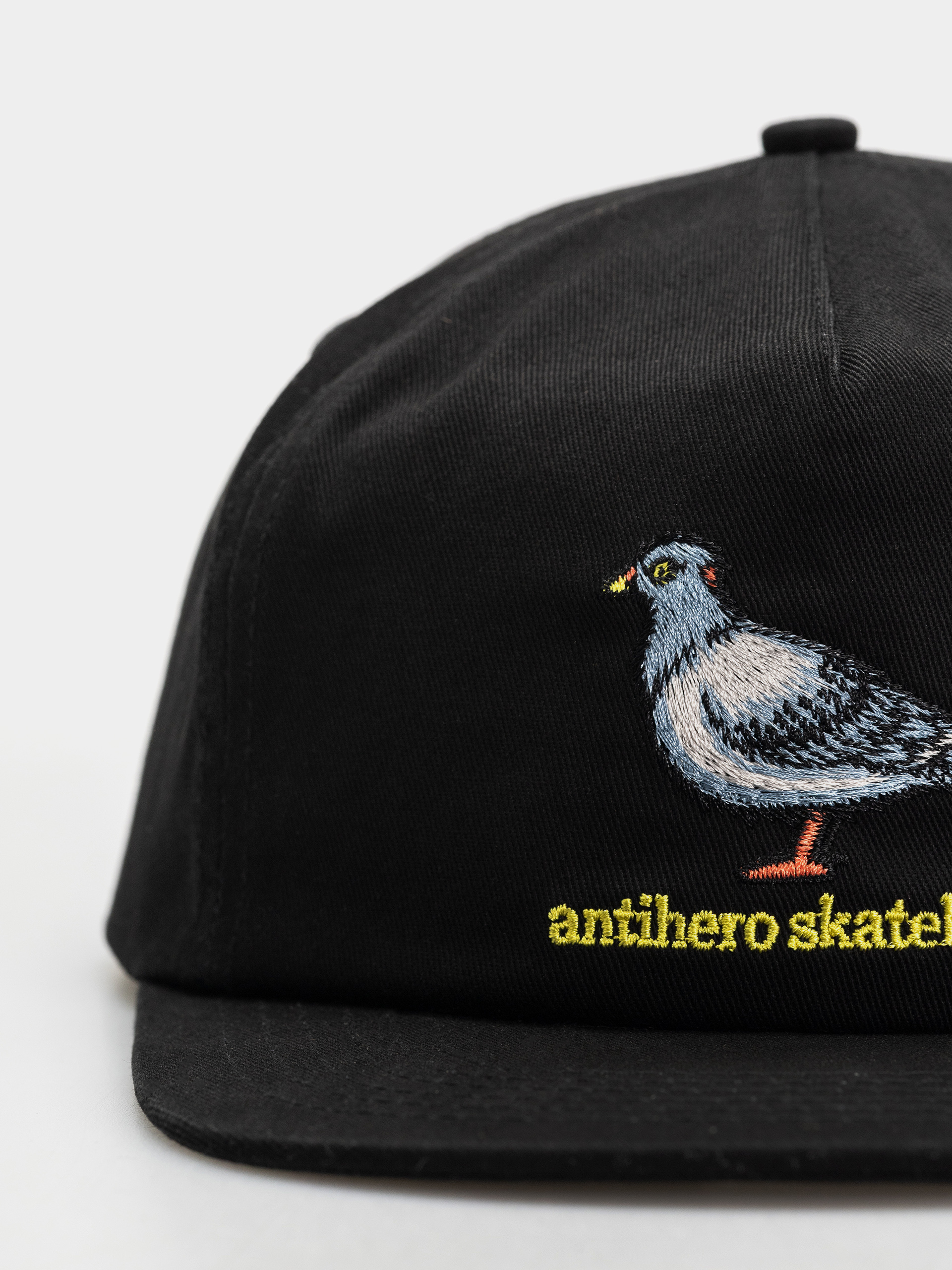 Kšiltovka  Antihero Lil Pigeon (black/yellow)