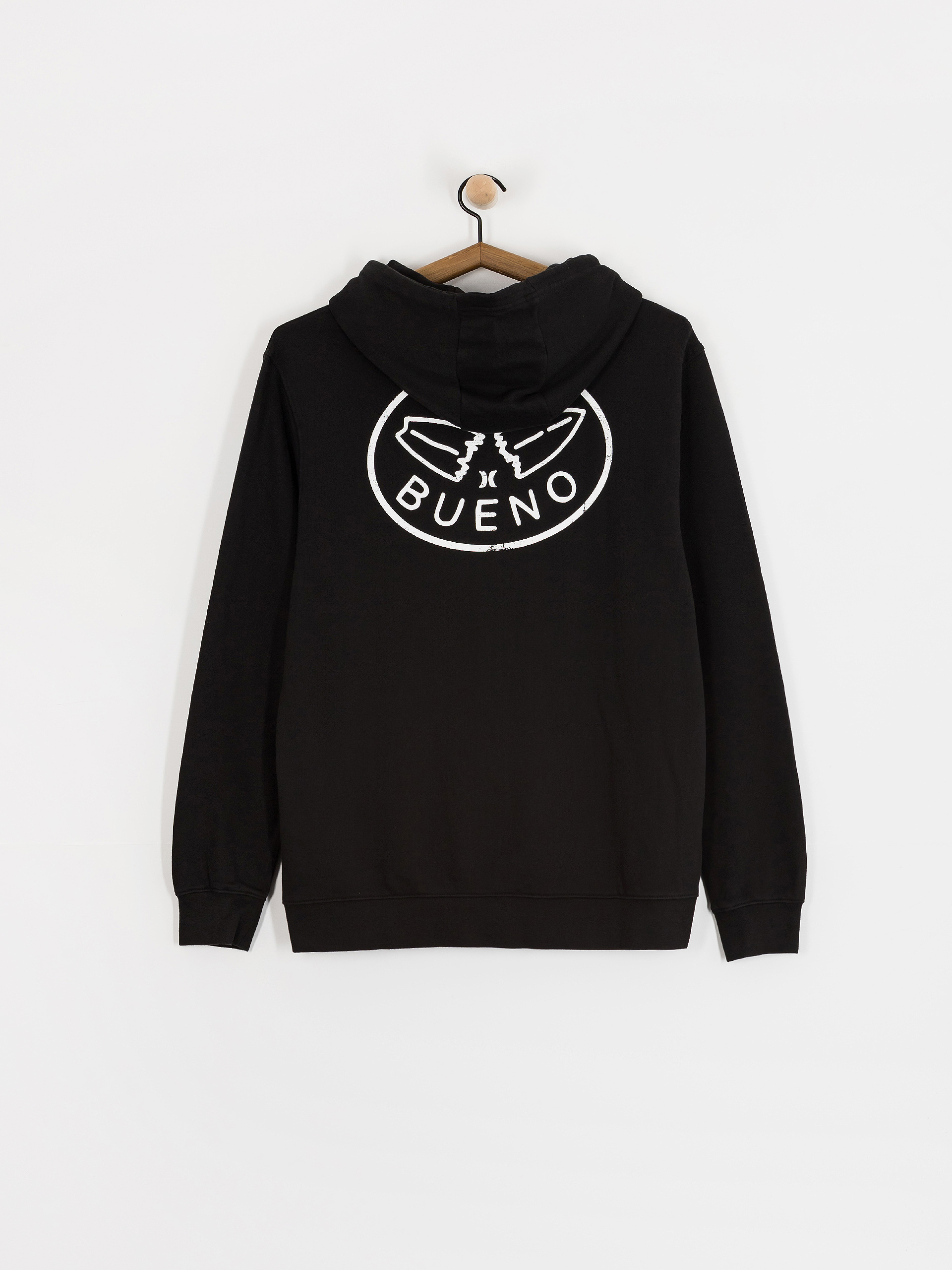 Mikina s kapucí Hurley Sider ZHD (black)