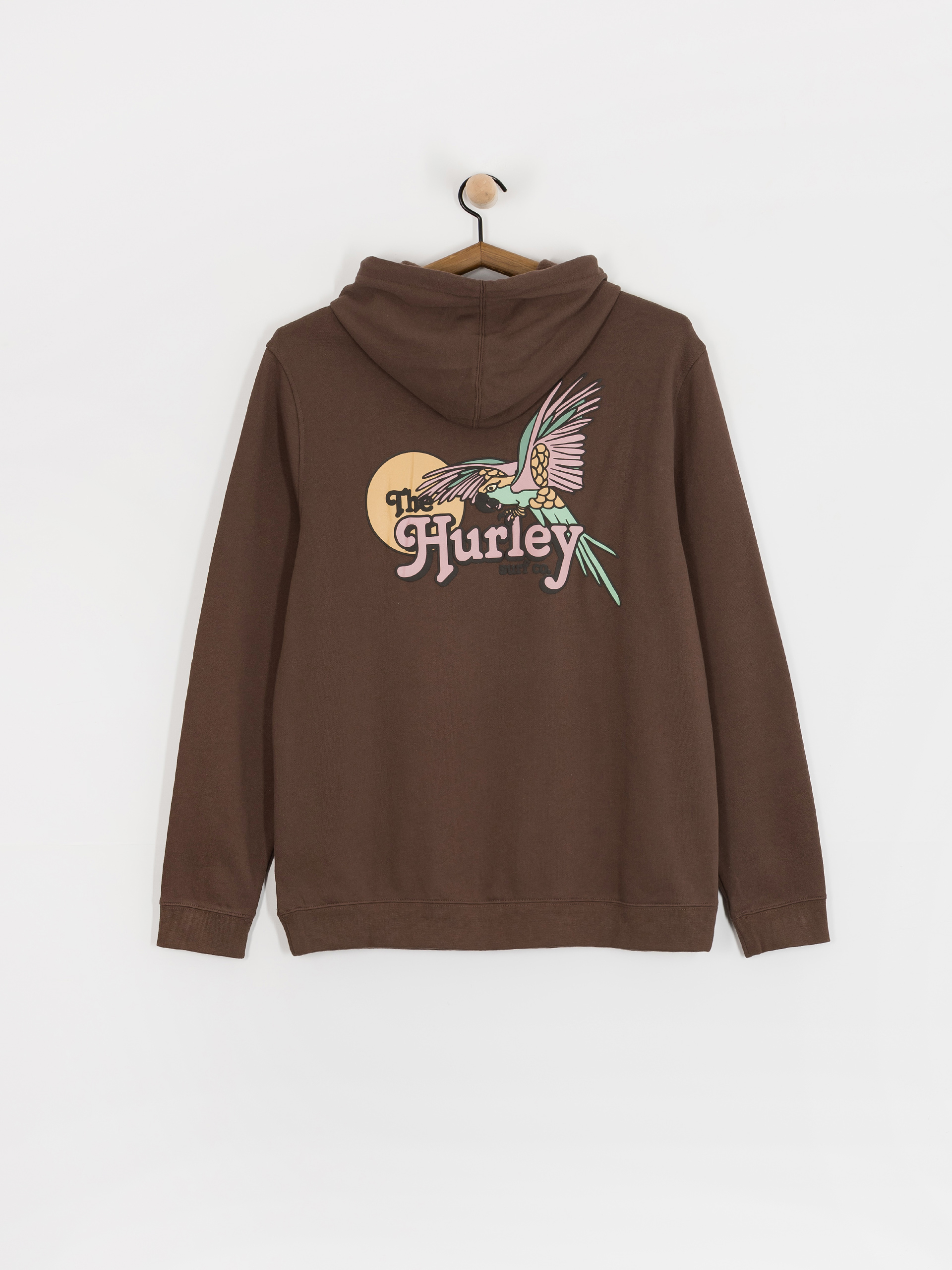Mikina s kapucu00ed Hurley Makaw HD (espresso)