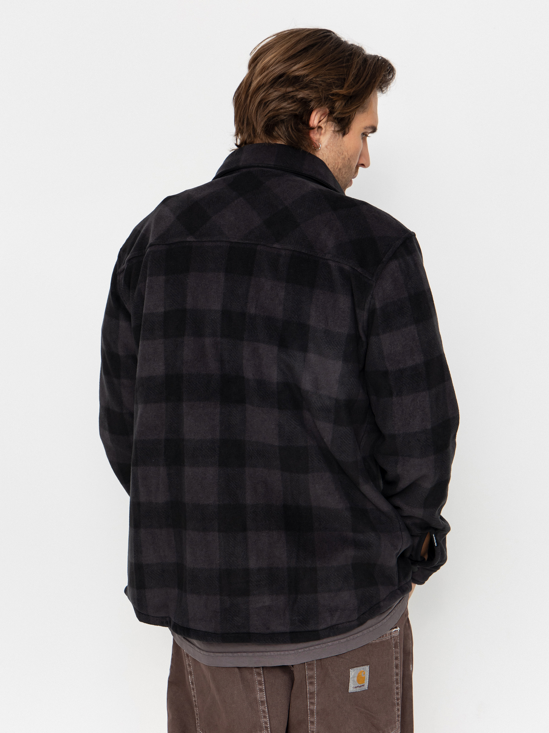 Košile Quiksilver Bering Strait Check (black northsea plaid)