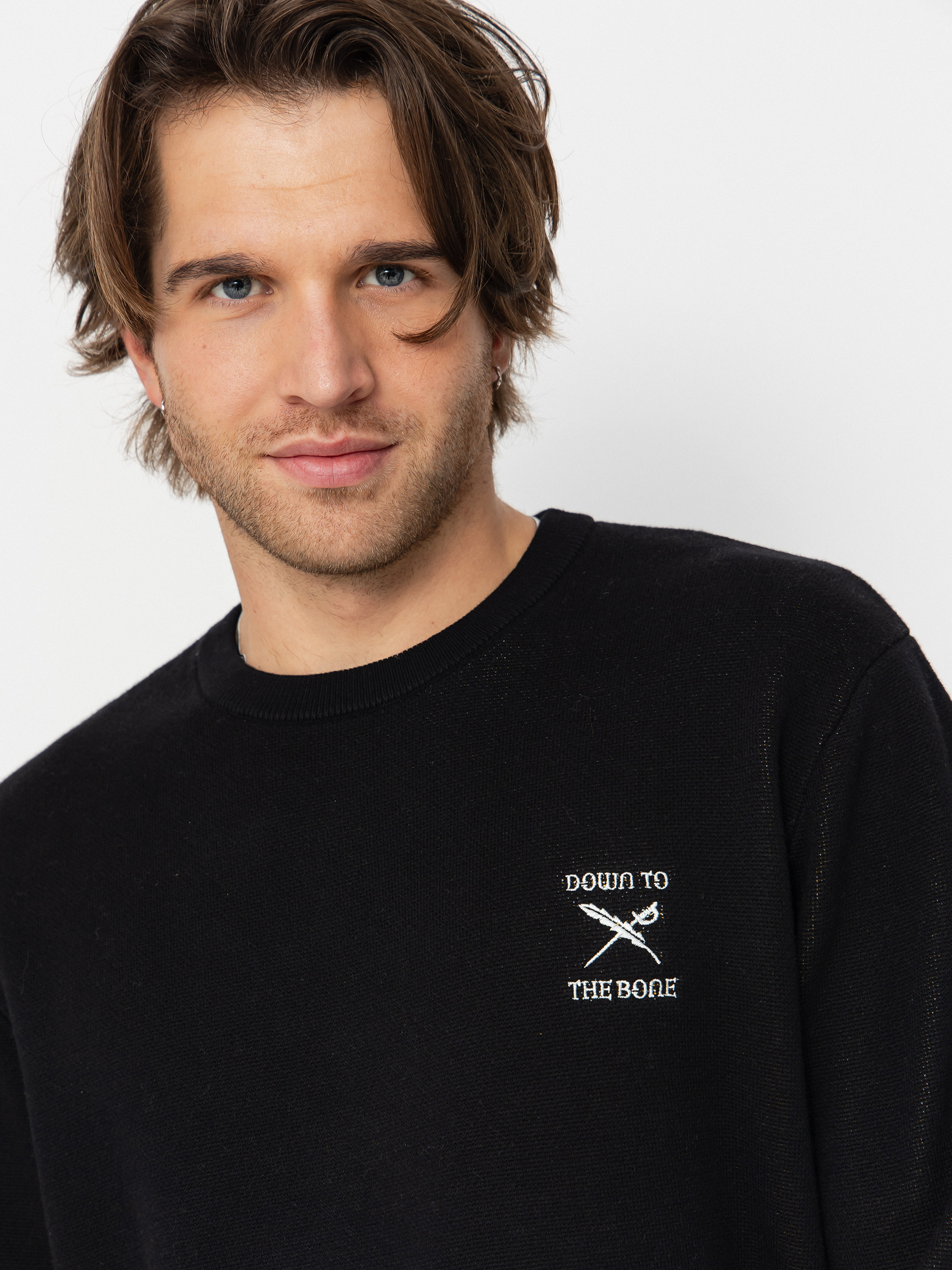 Svetr Iriedaily To The Bone (black)