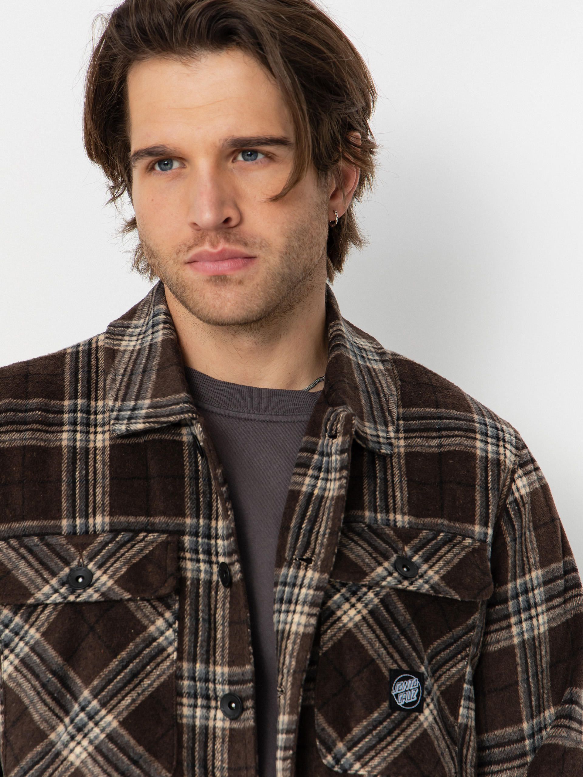 Košile Santa Cruz Lodge (chestnut check)