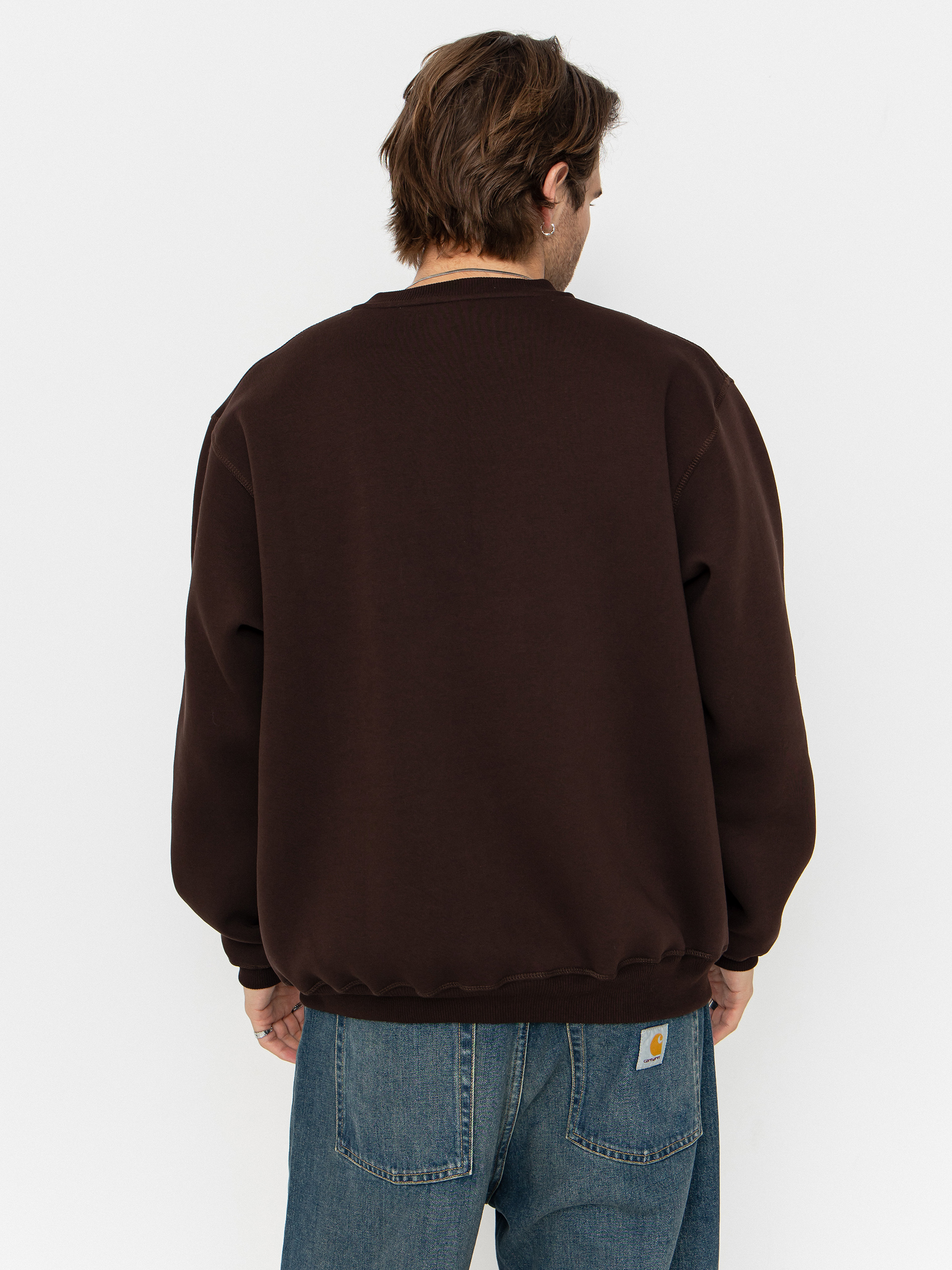 Mikina Youth Skateboards Skate Rat Crew (chocolate)