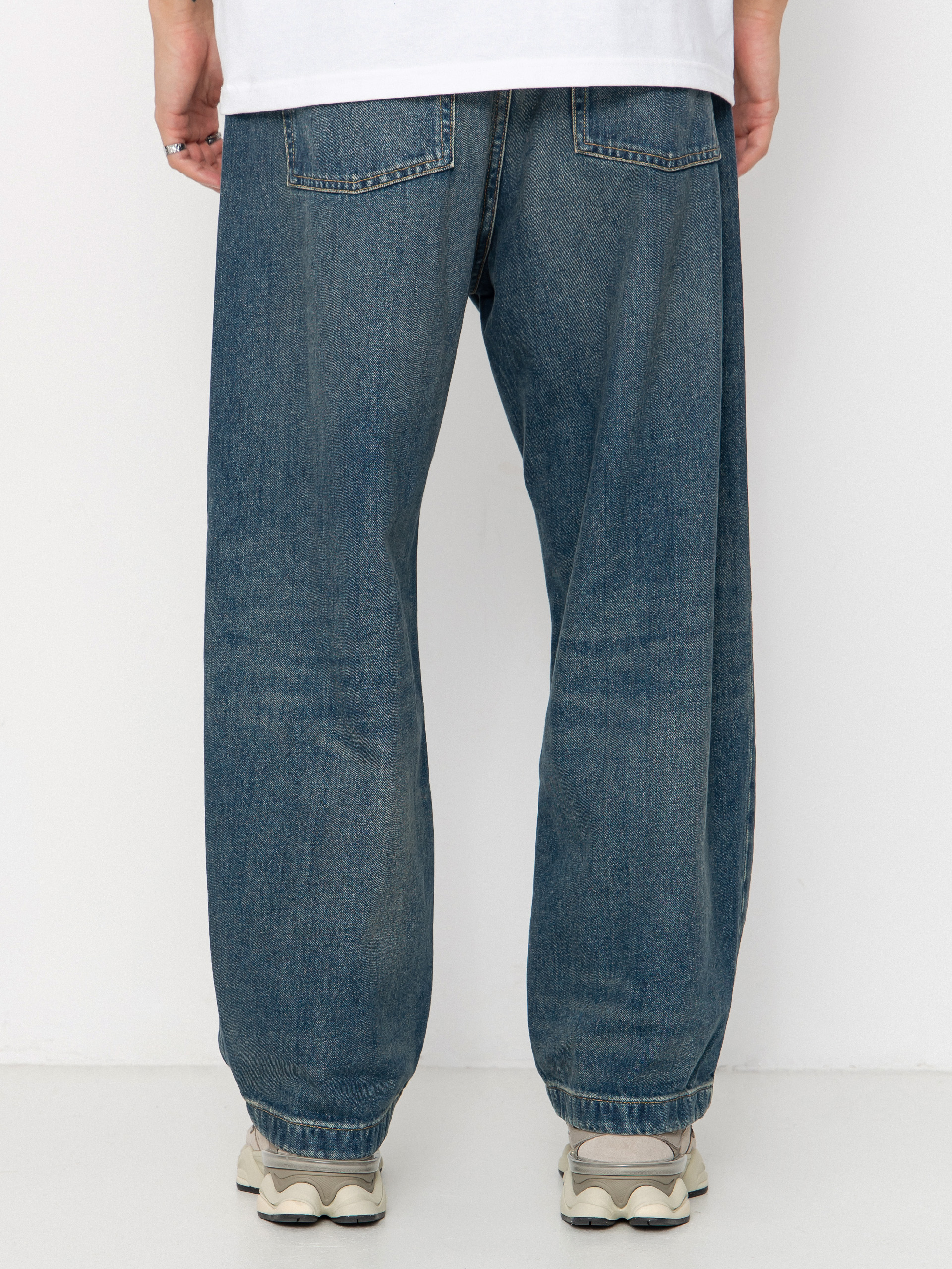 Kalhoty Carhartt WIP Brandon (blue/worn used wash)