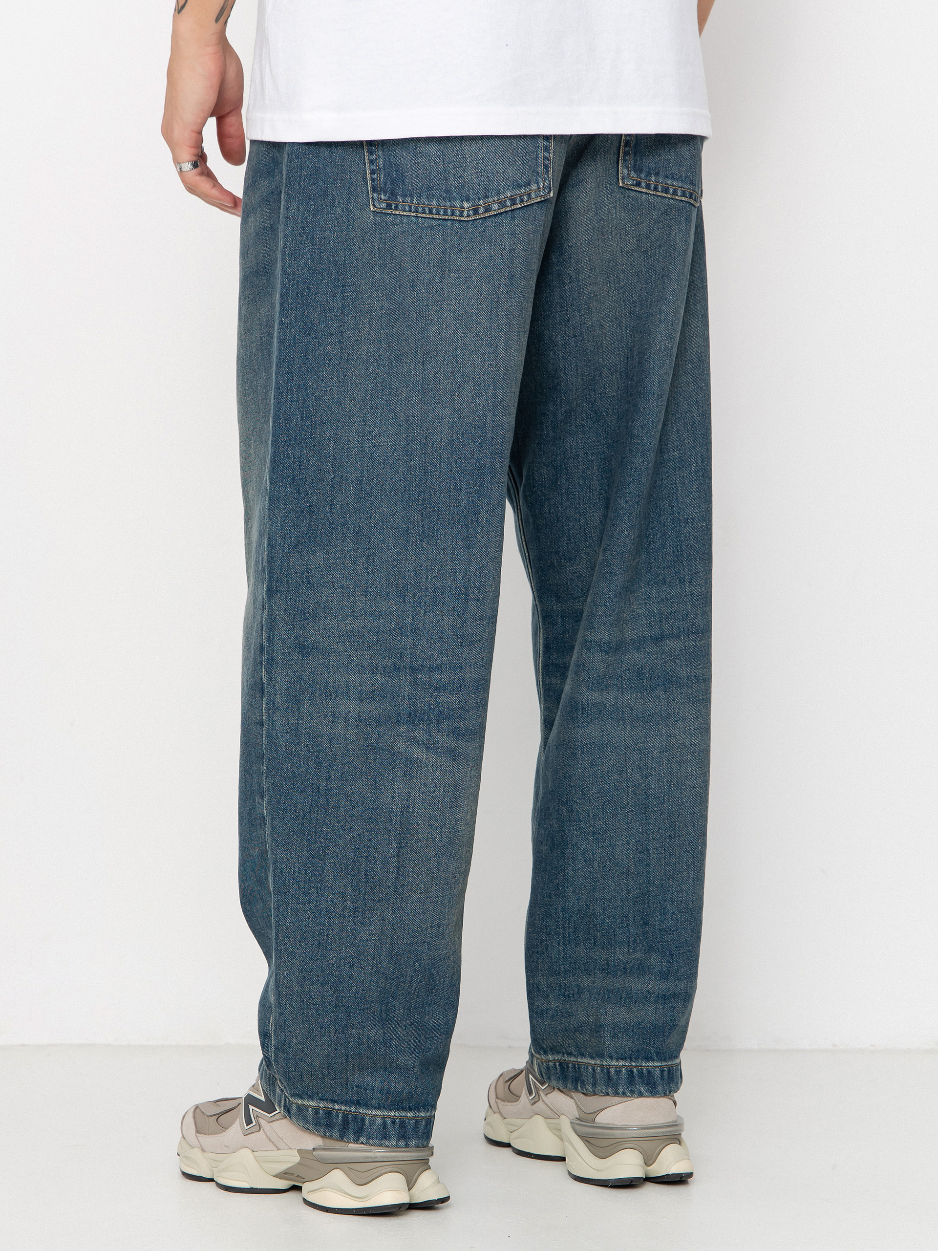 Kalhoty Carhartt WIP Brandon (blue/worn used wash)