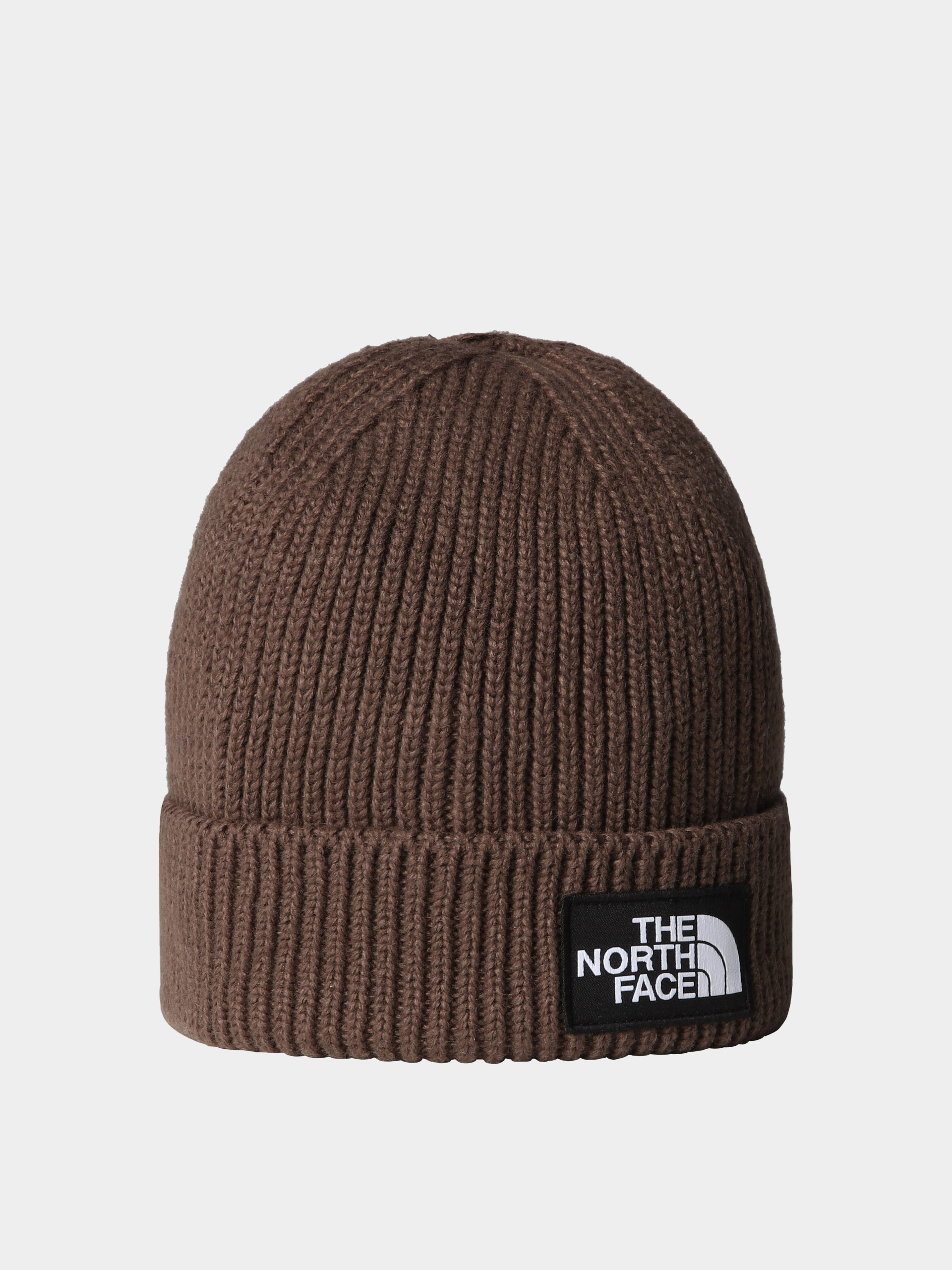 u010cepice The North Face Tnf Logo Box Cuffed (smokey brown)