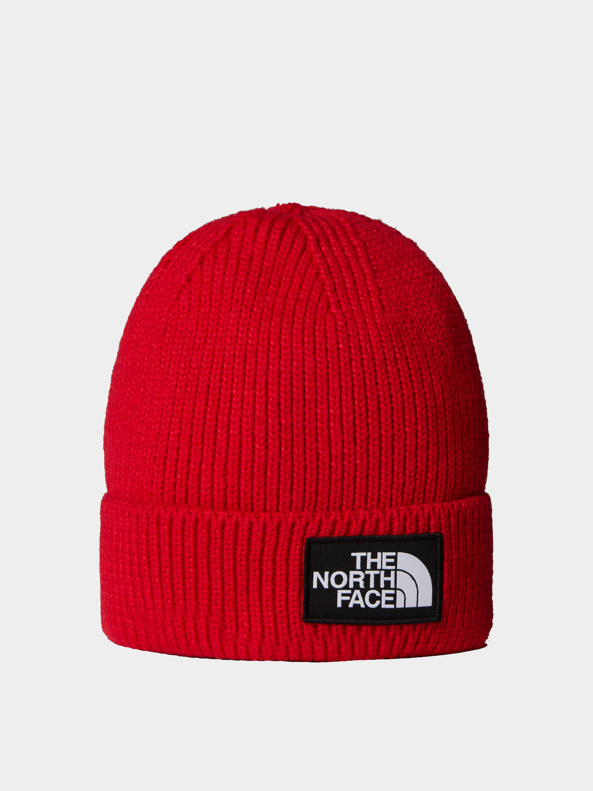 u010cepice The North Face Tnf Logo Box Cuffed (tnf red)