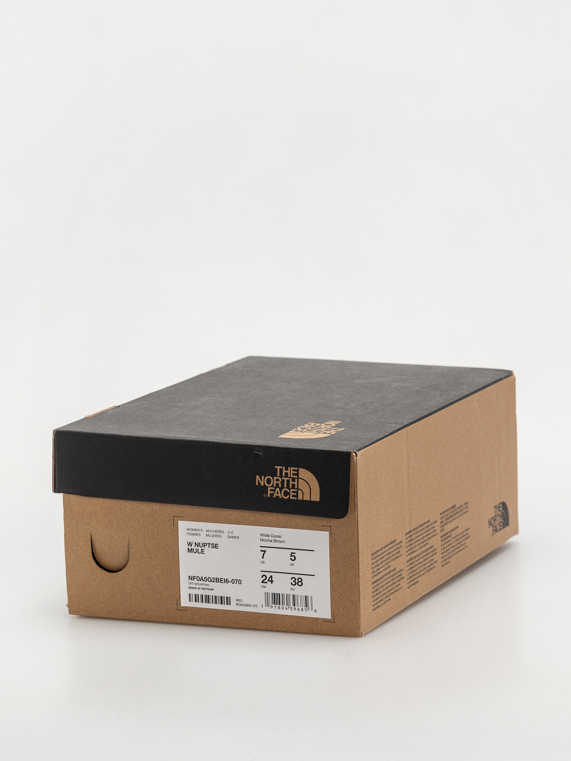 Boty The North Face Nuptse Mule Wmn (white dune/mocha brown)