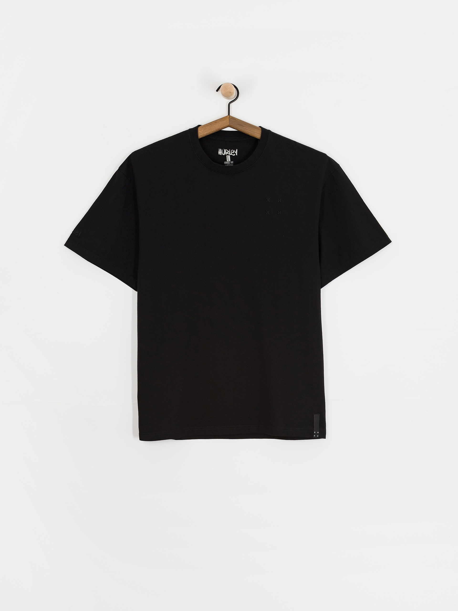 Tričko Hurley Bcnk8 Washed (black)