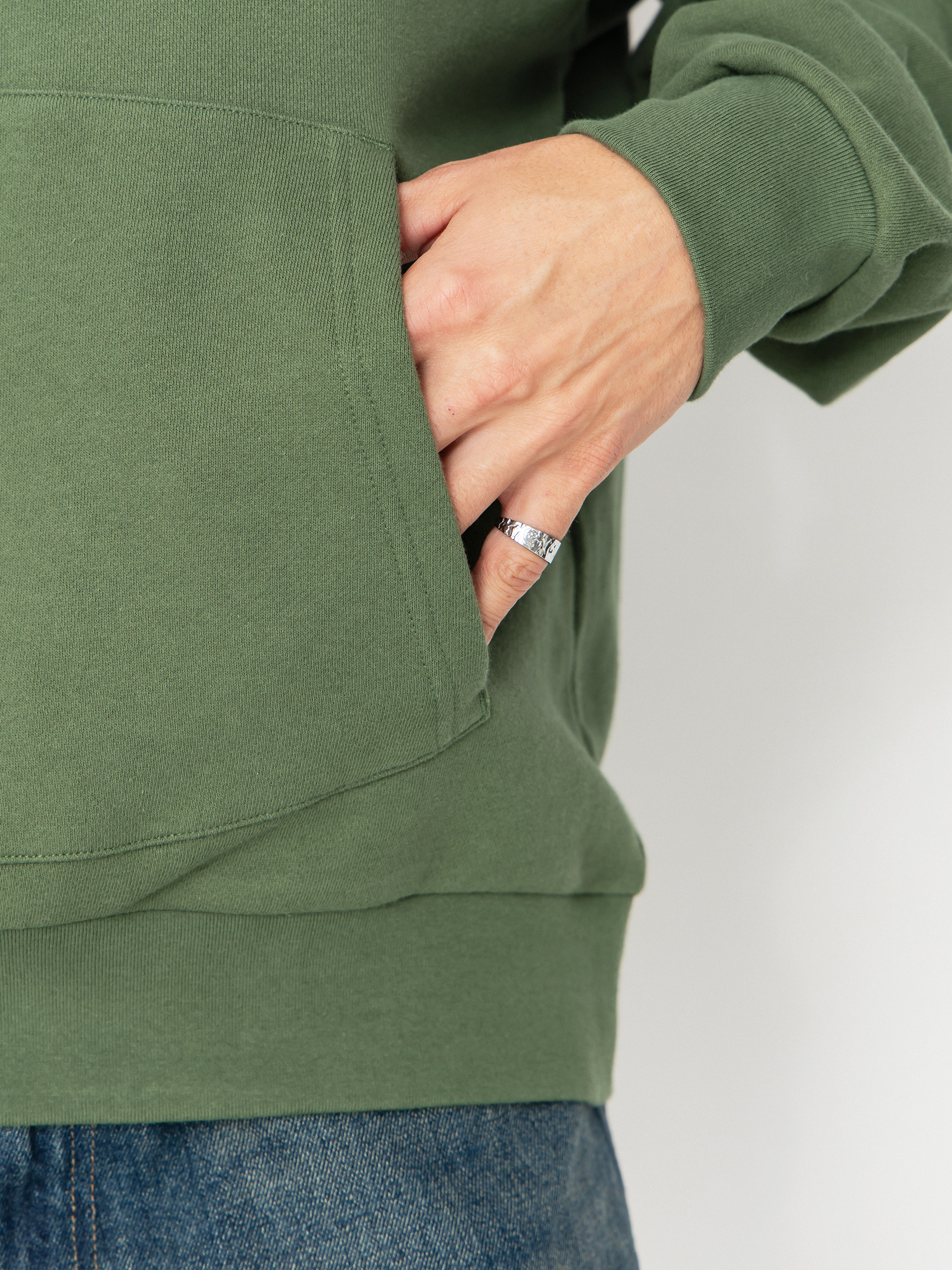 Mikina s kapucí RipNDip Nermal Fest HD (light olive)